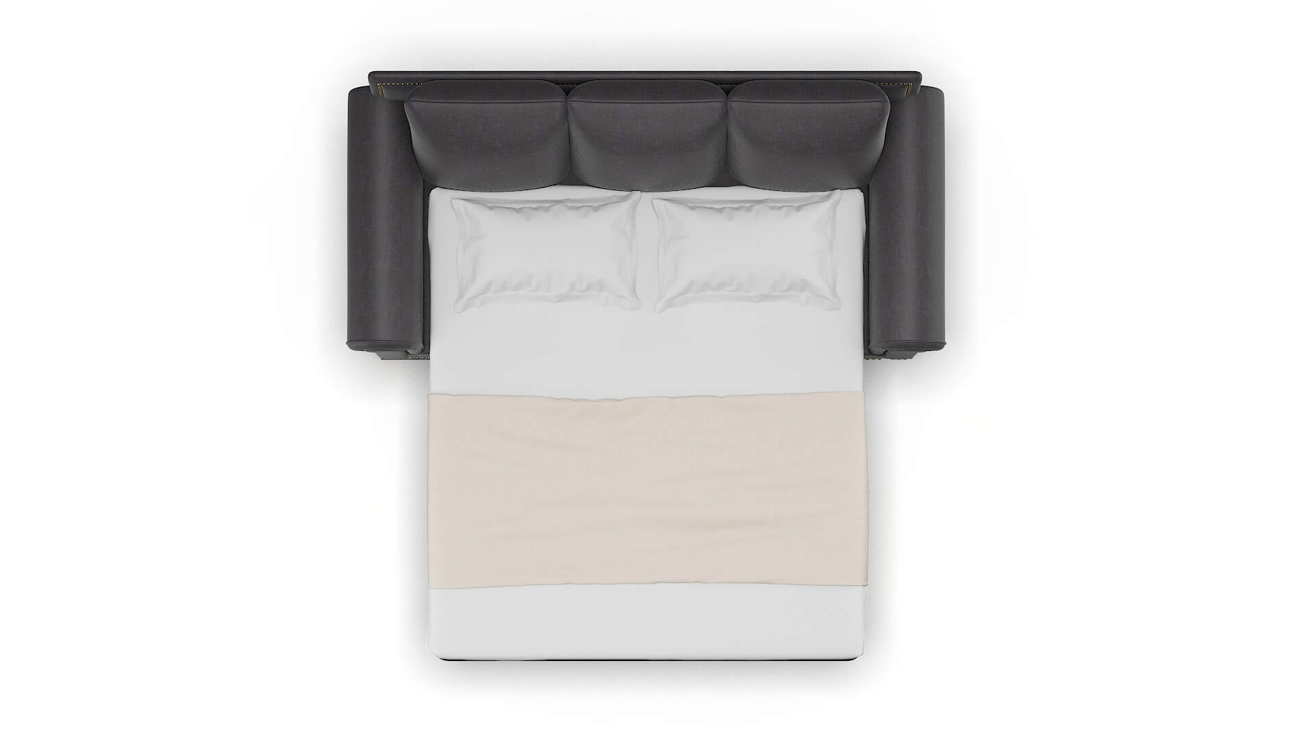 James Venus Onyx Sofa Sleeper Espresso legs 3