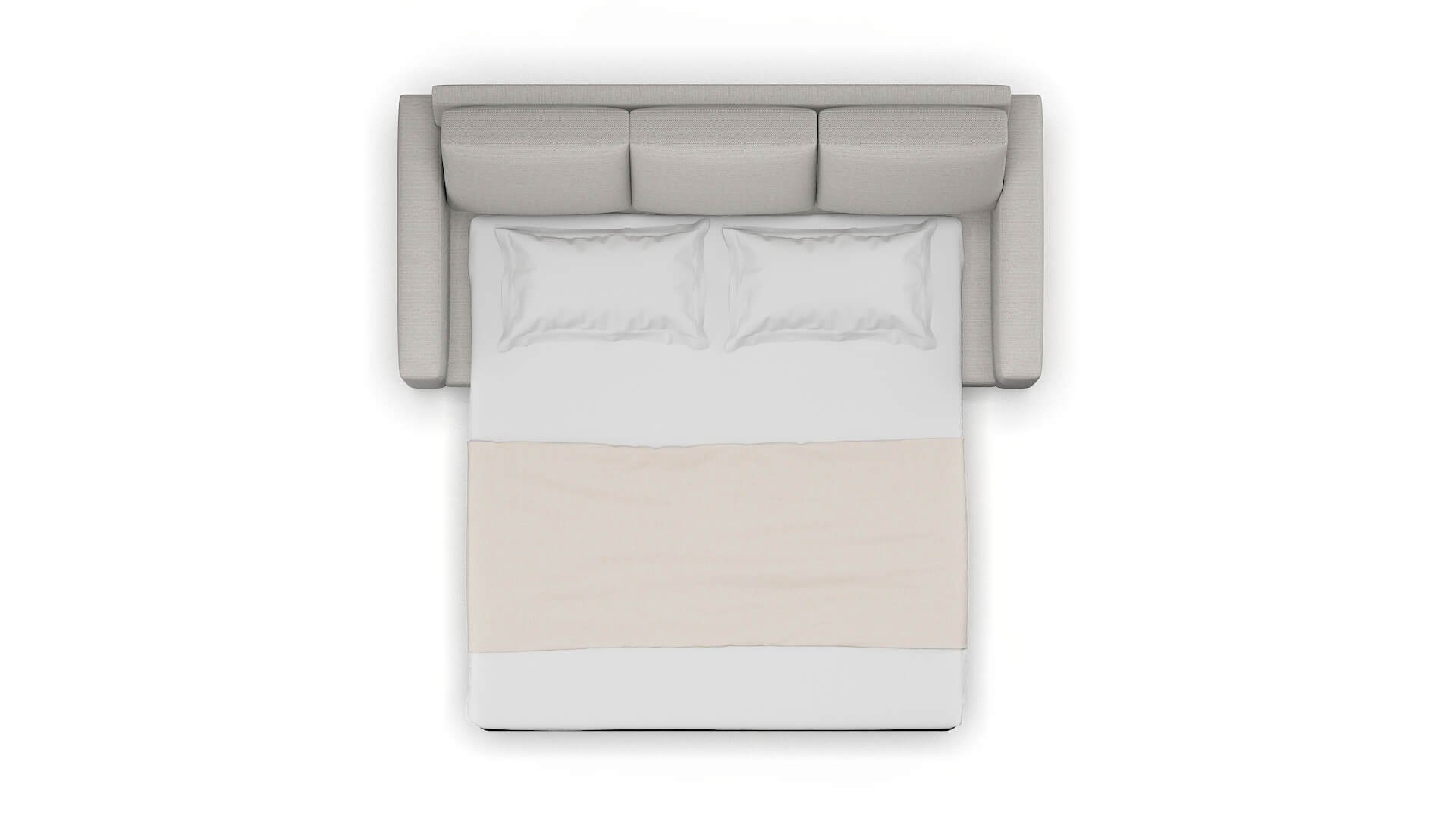 London Avenger Dolphin Sofa Sleeper Espresso legs 3