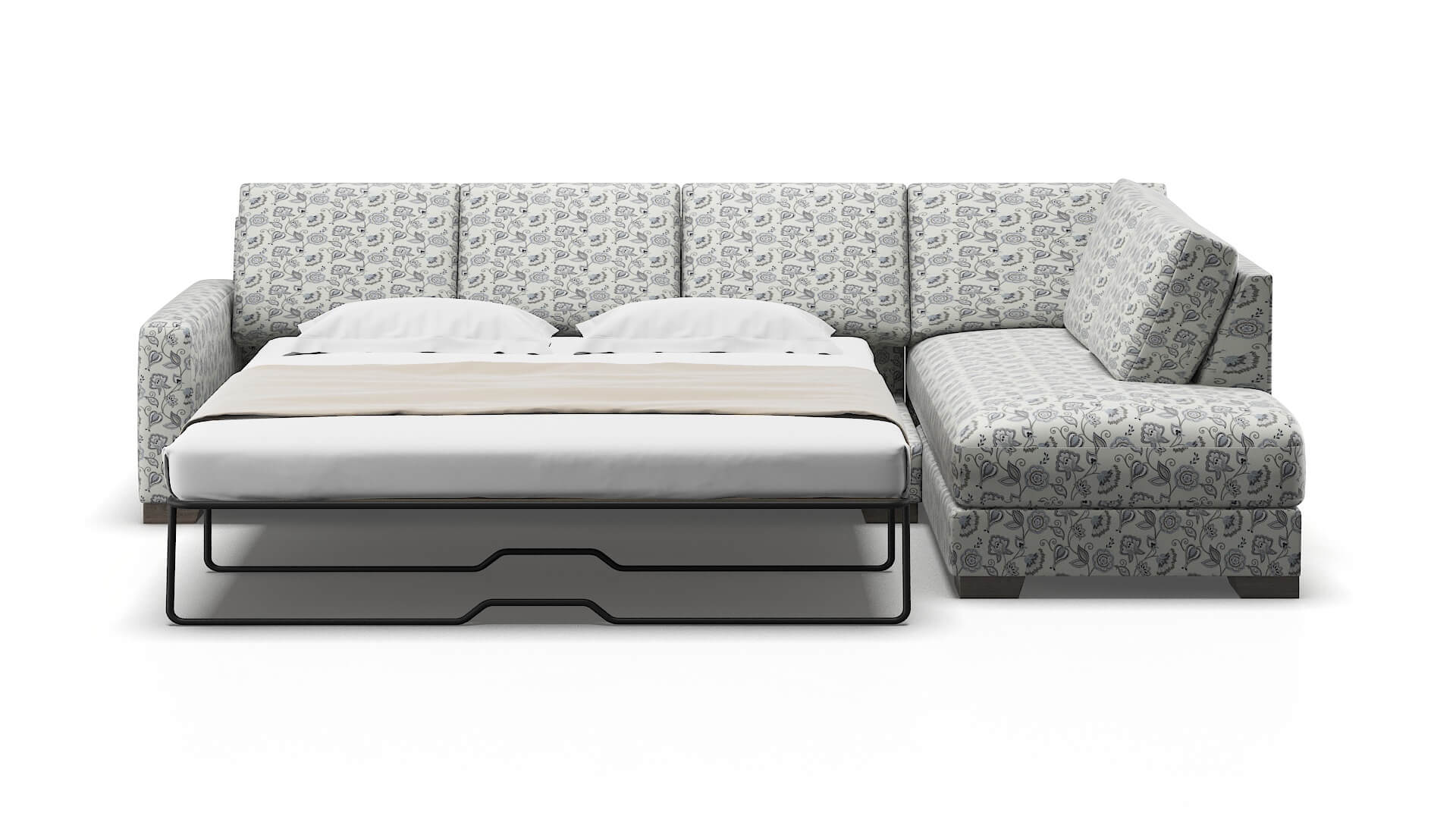 London Avignon Sky Panel Sleeper Espresso legs 1