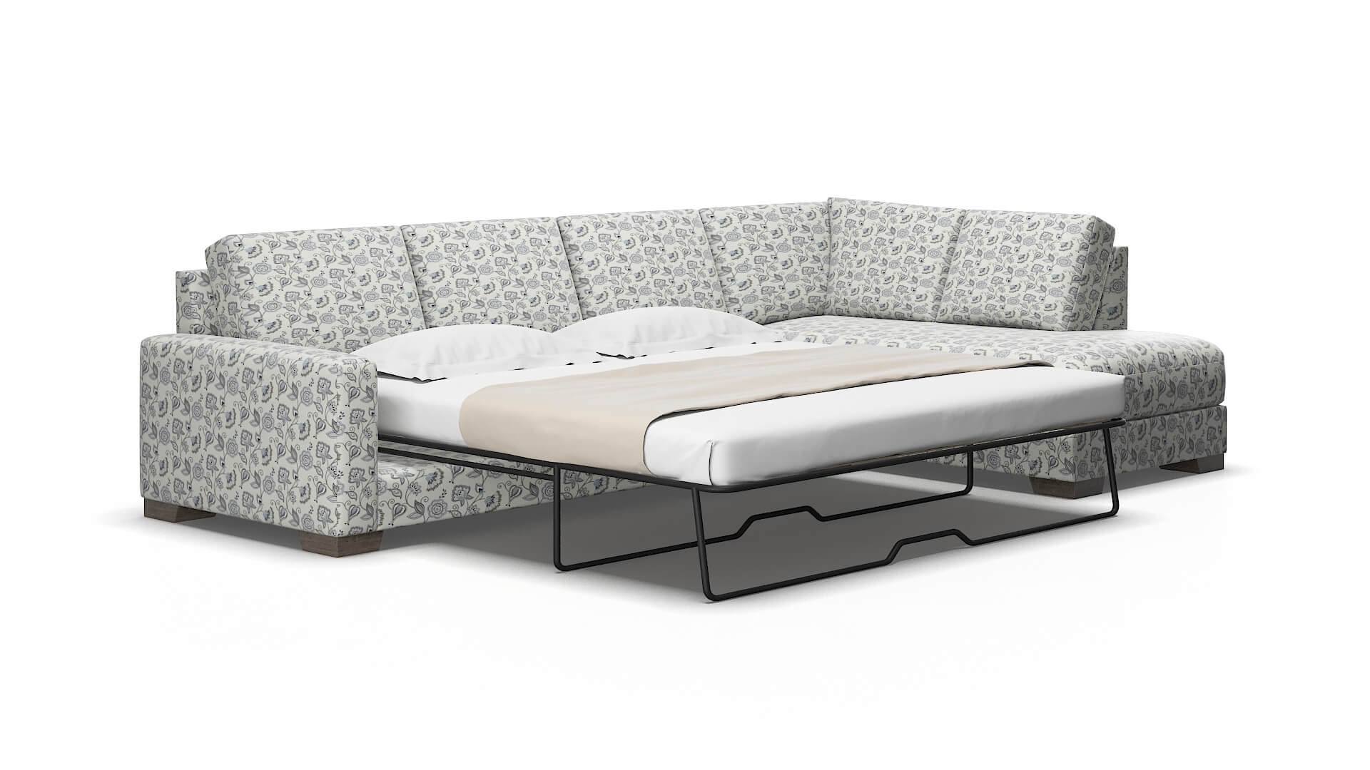 London Avignon Sky Panel Sleeper Espresso legs 2