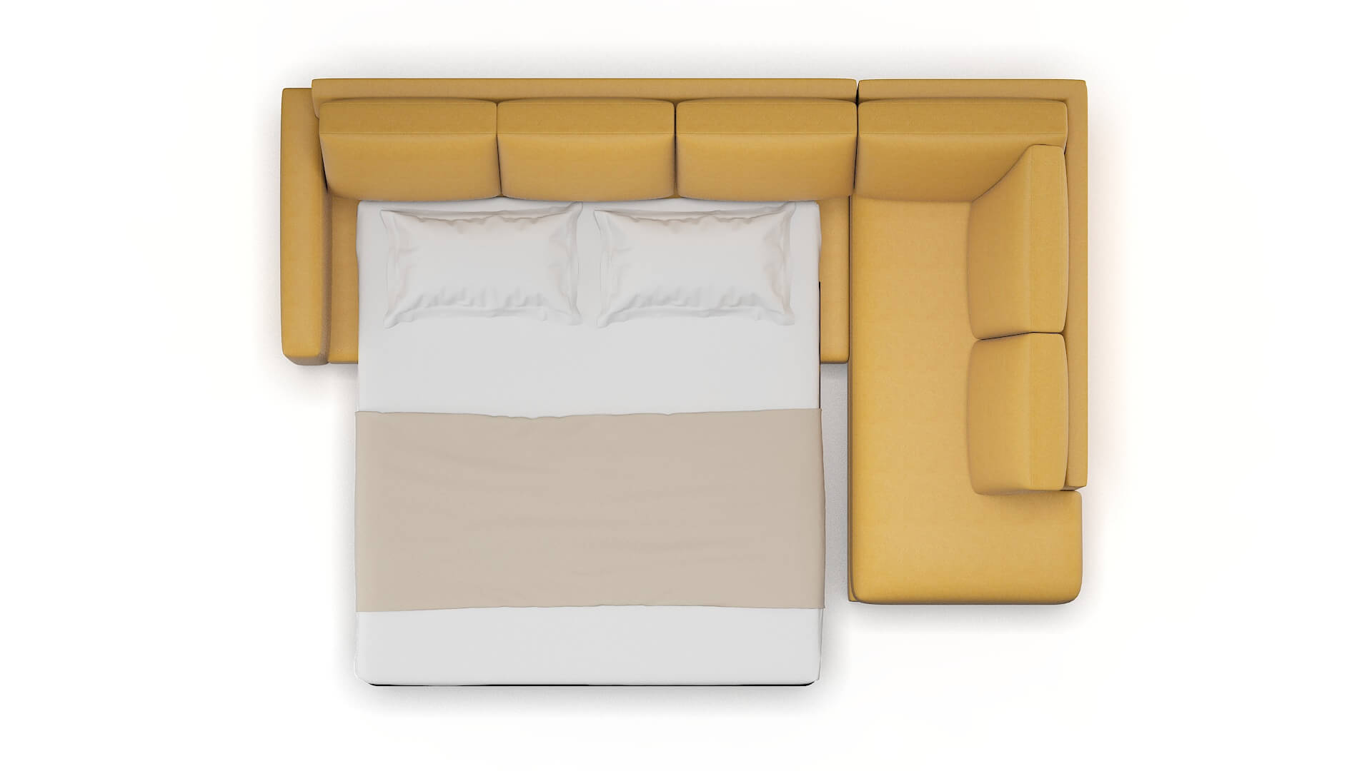 London Bella Amber Panel Sleeper Espresso legs 3