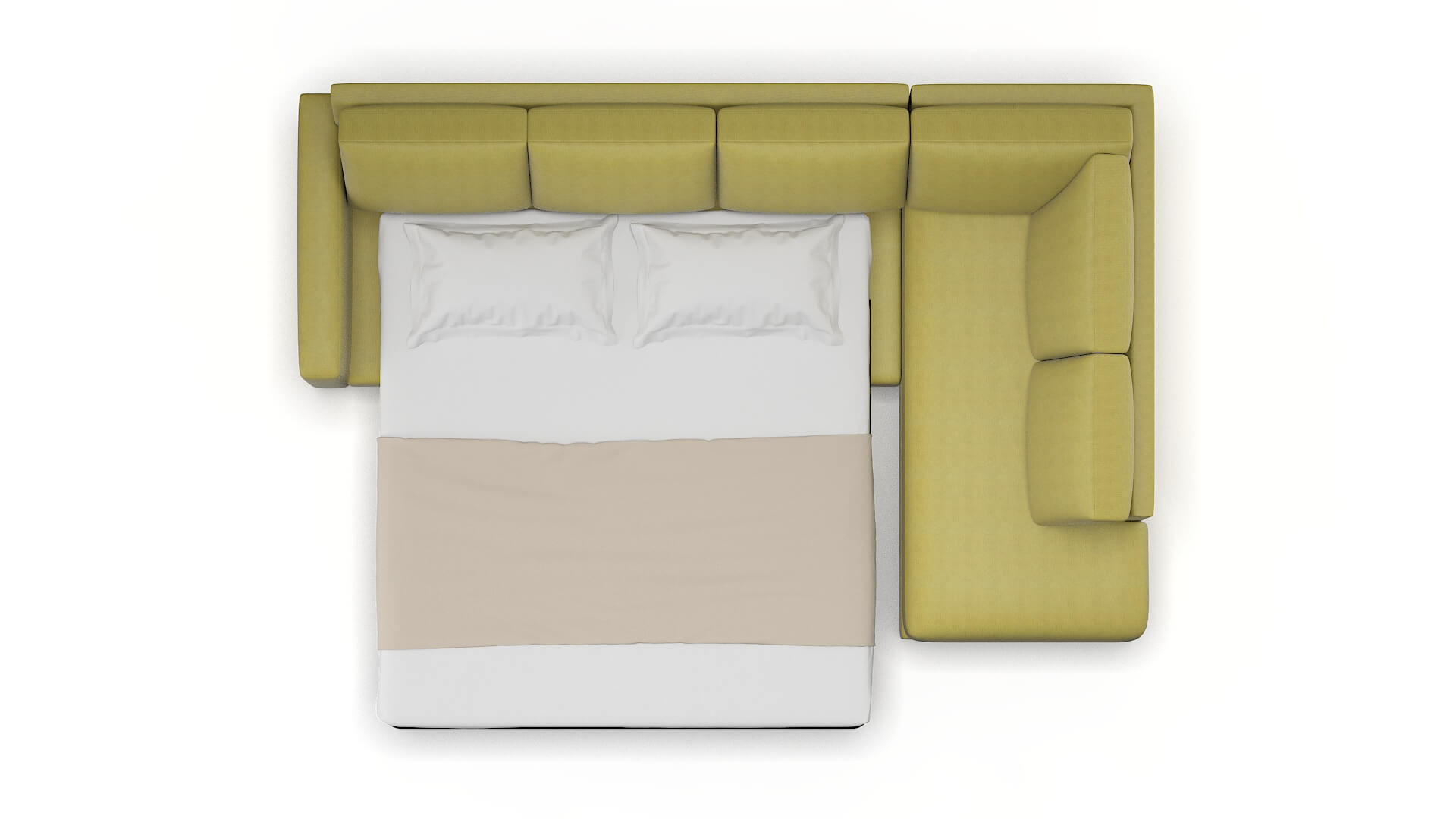 London Bella Apple Panel Sleeper Espresso legs 3