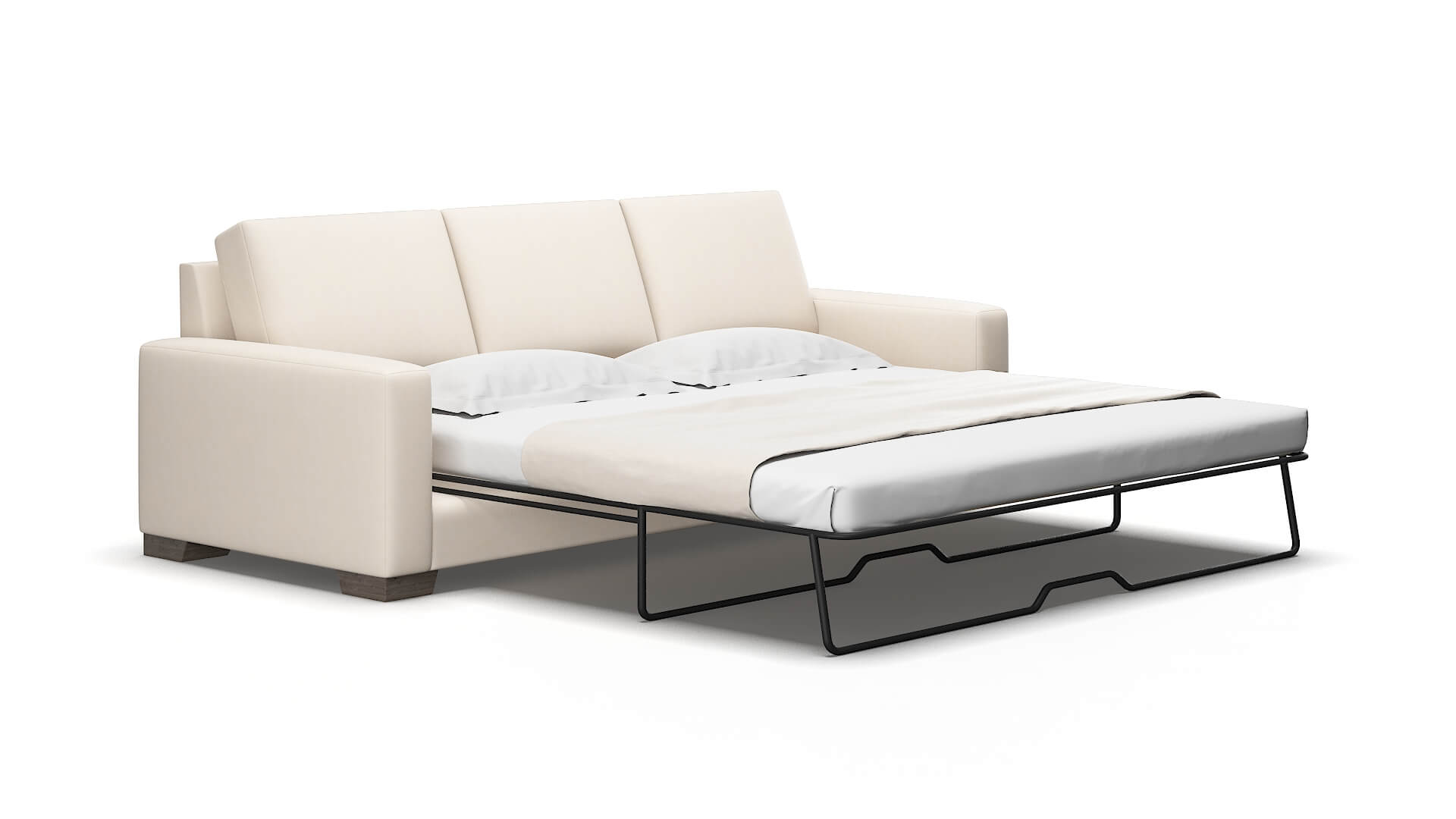 London Bella buckwheat Sofa sleeper Espresso Legs  2