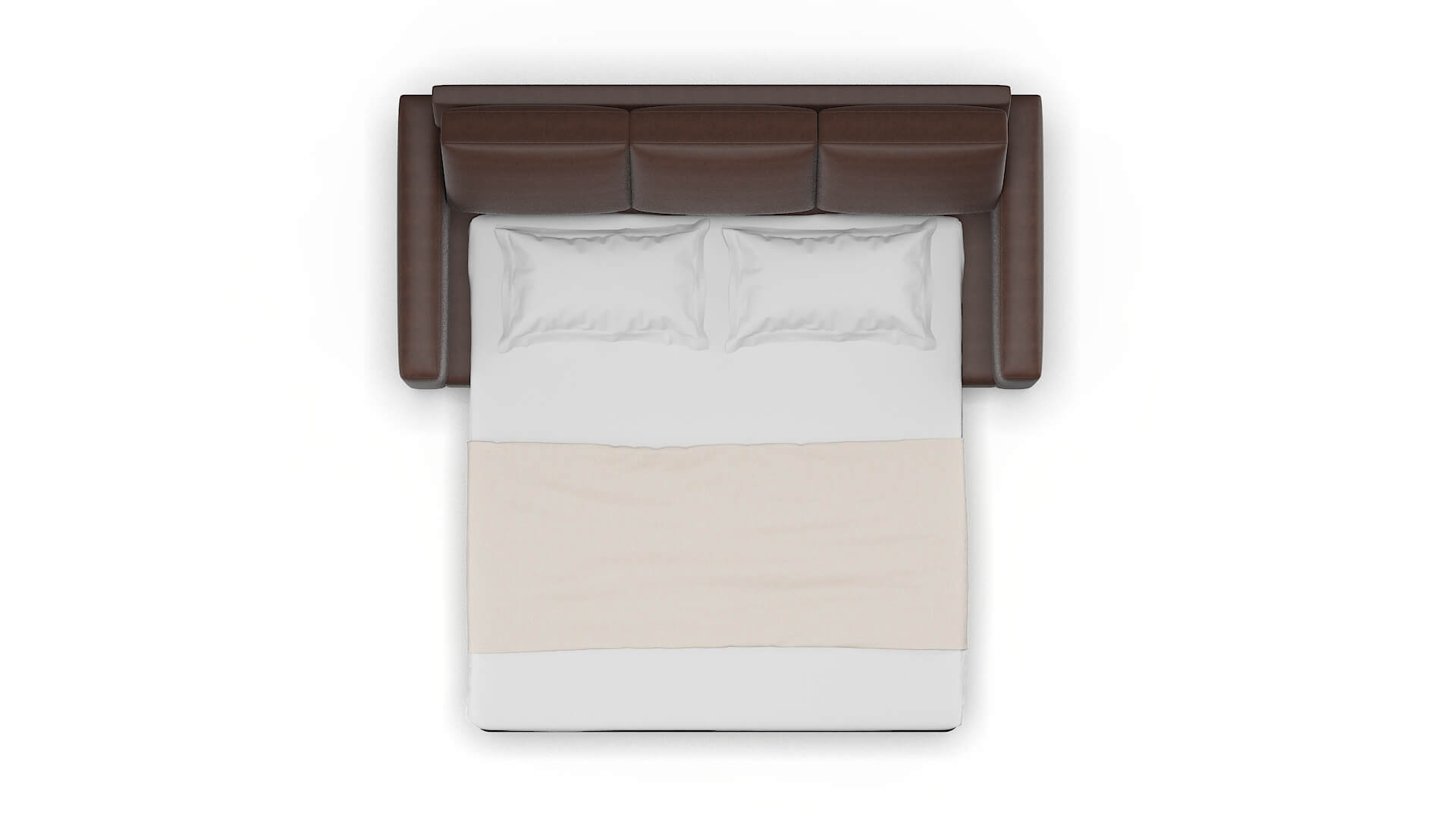 London Bella Espresso Sofa Sleeper Espresso legs 3