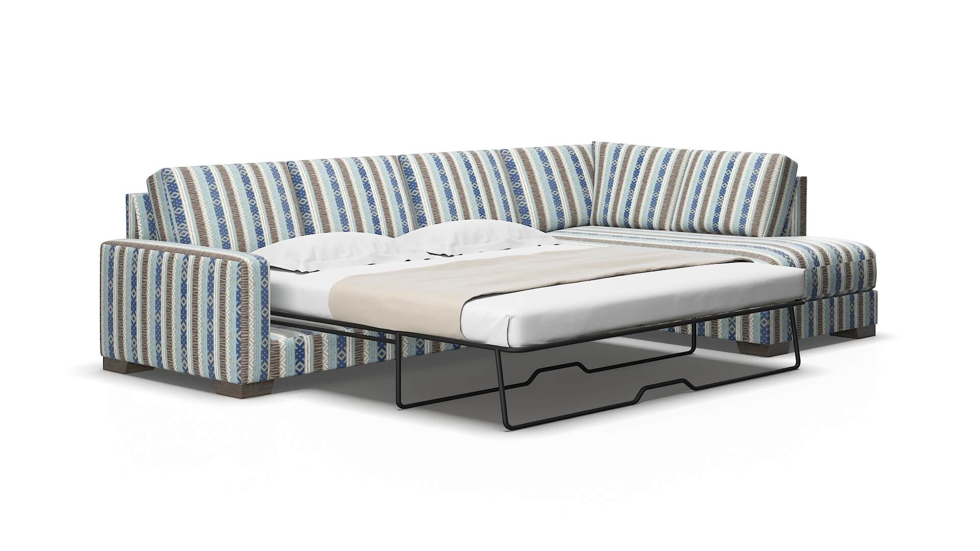 London Bodhi indigo Panel sleeper Espresso Legs  2