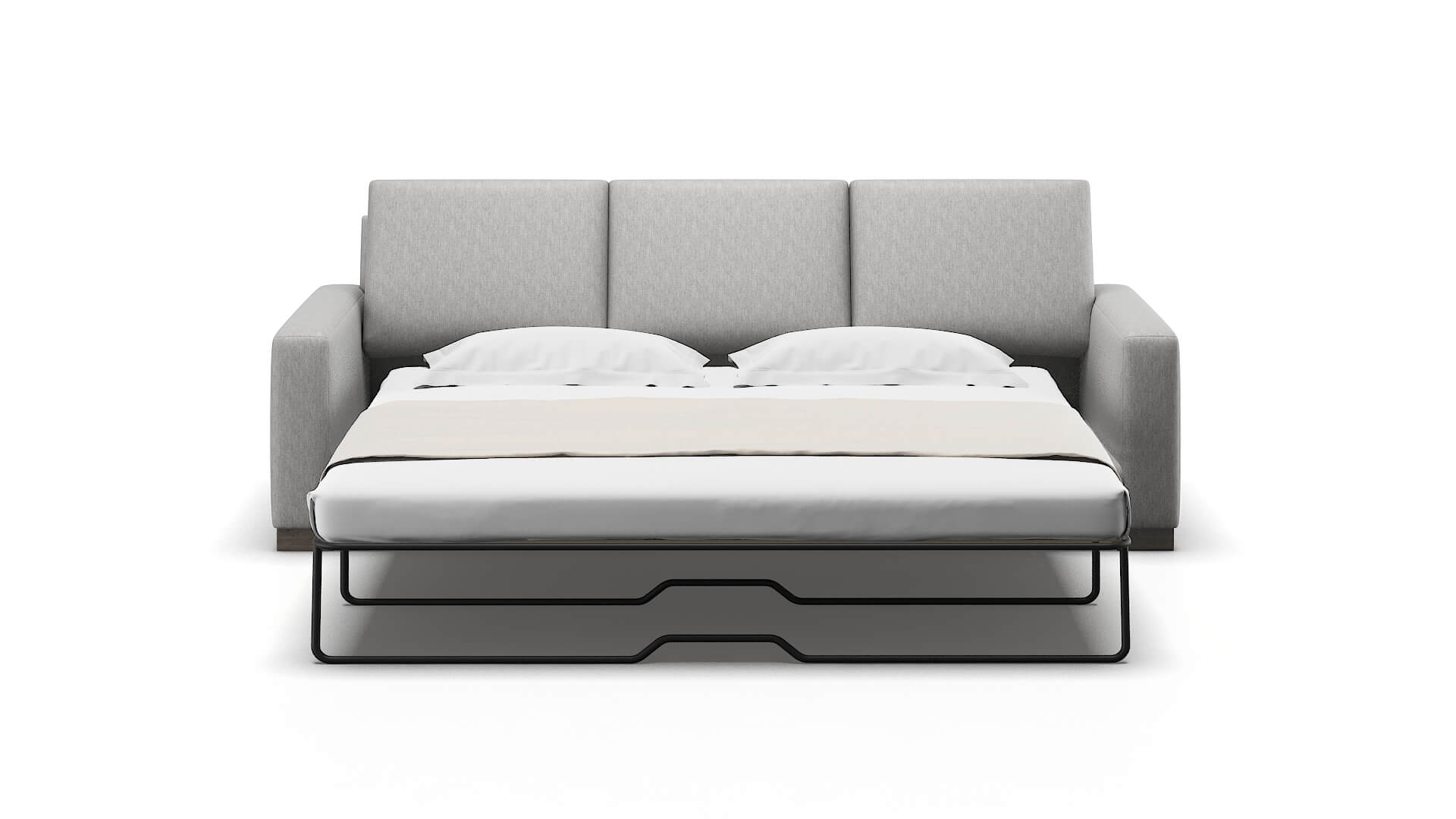 London Bungalow Graphite Sofa Sleeper Espresso legs 1