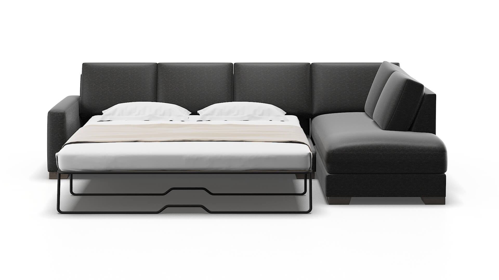 London Chance Denim Panel Sleeper Espresso legs 1