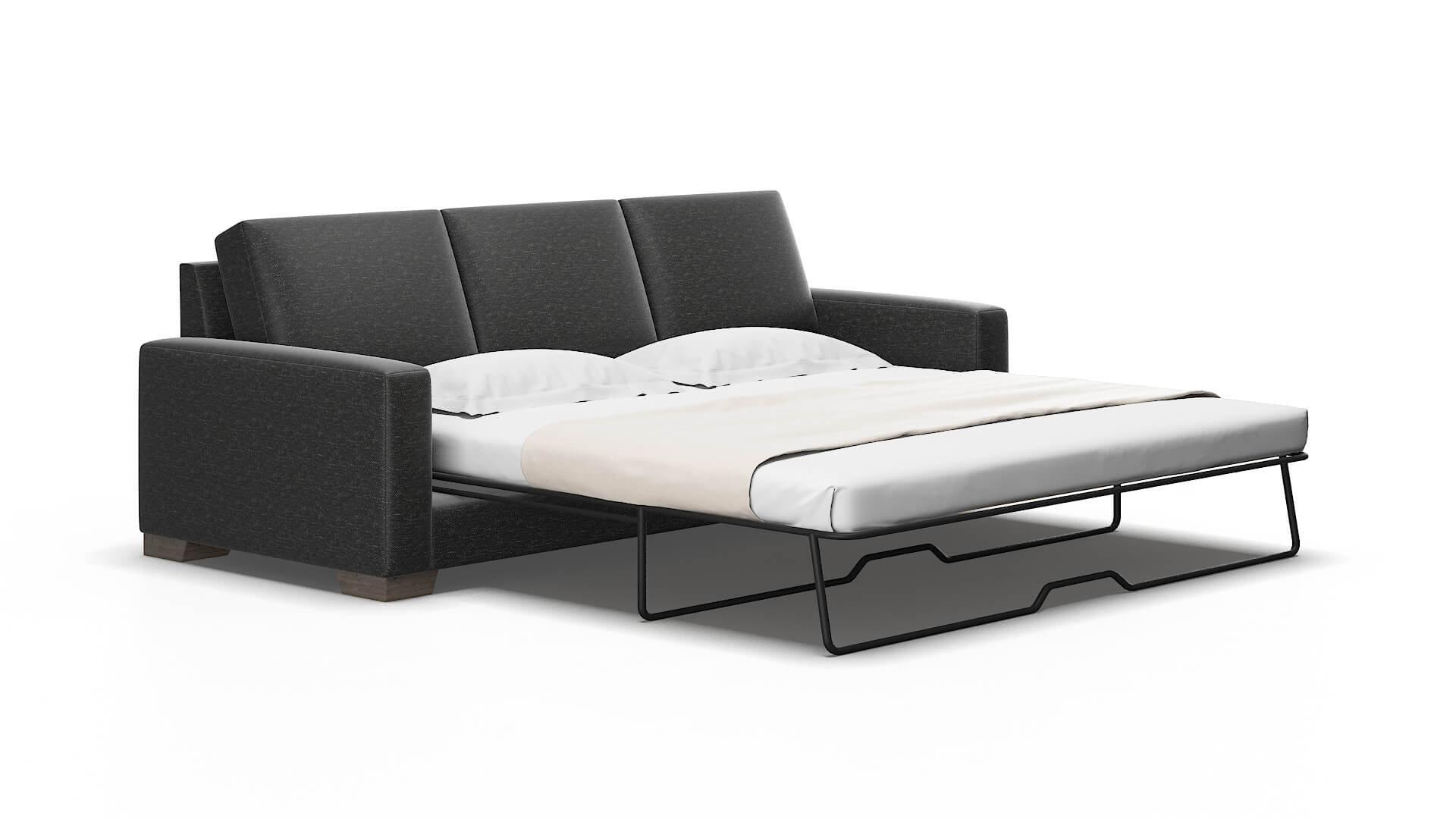 London Chance denim Sofa sleeper Espresso Legs  2