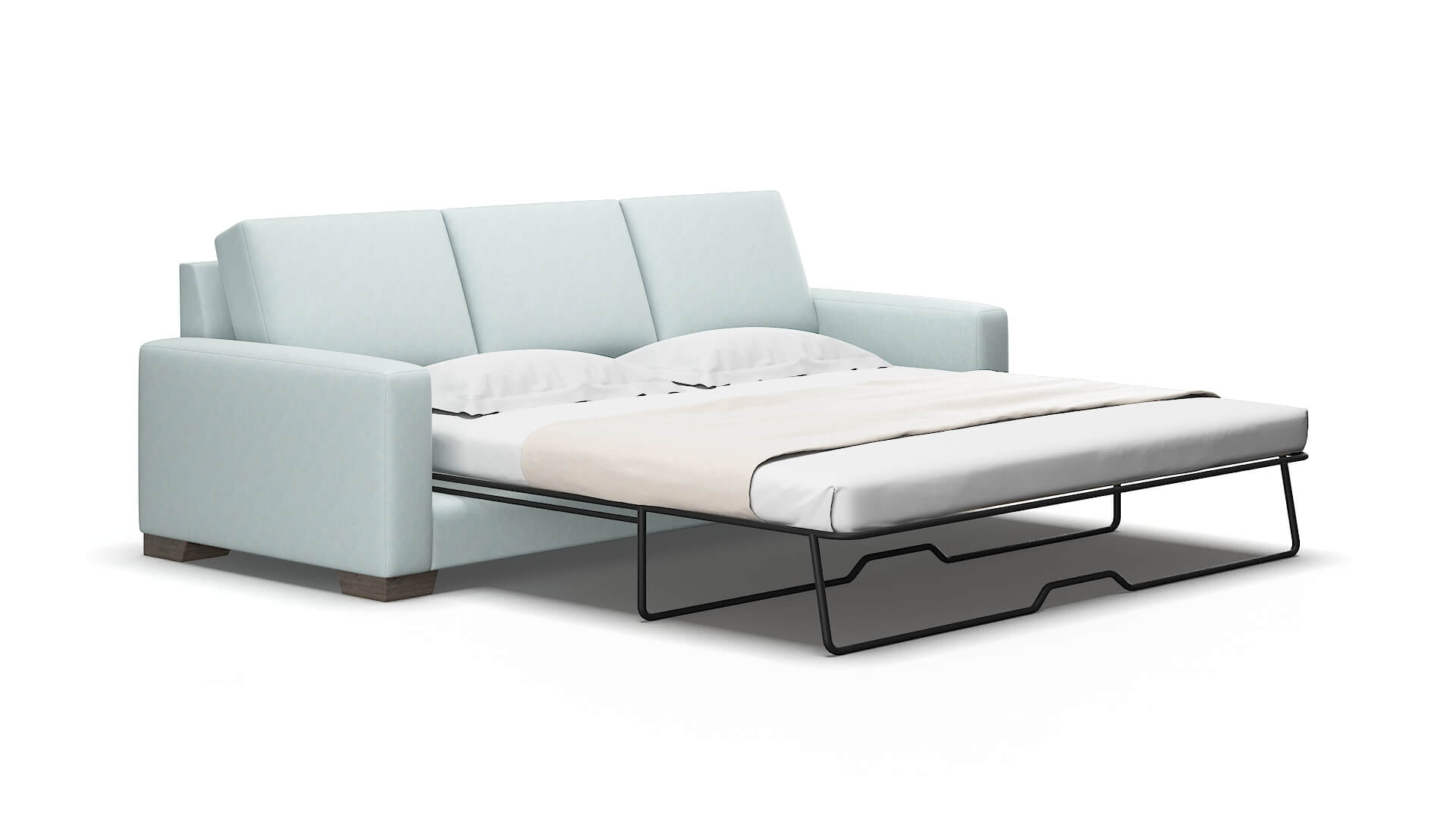 London Clyde cornflower Sofa sleeper Espresso Legs  2