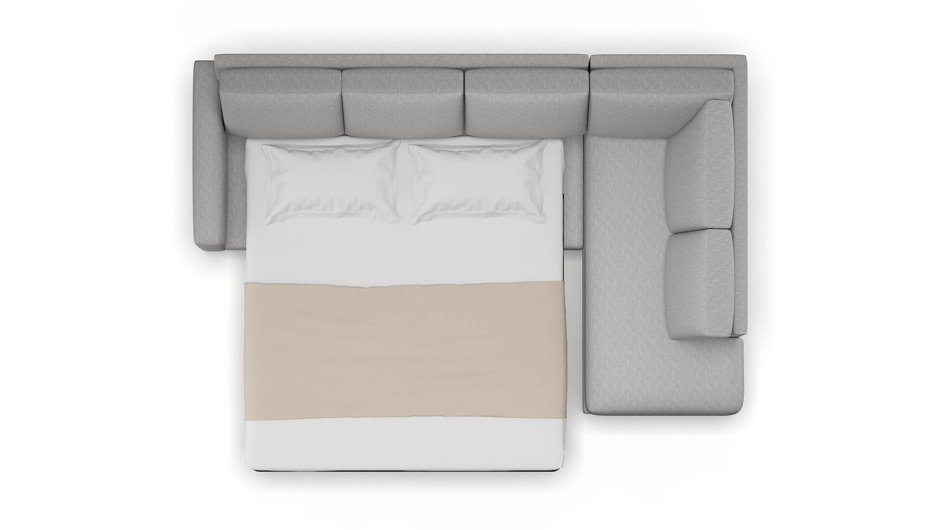 London Cosmo Steel Panel Sleeper Espresso legs 3