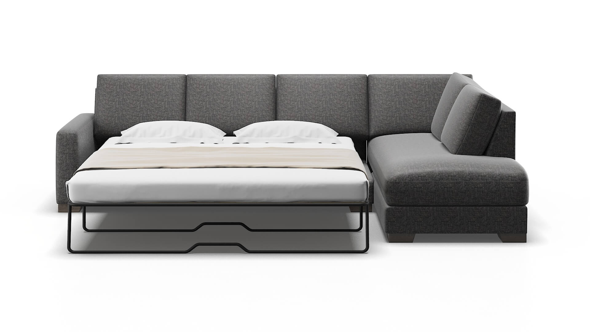 London Curious Eclipse Panel Sleeper Espresso legs 1