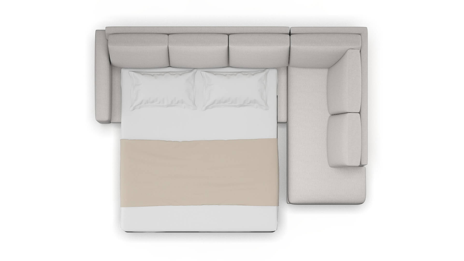 London Curious Spa Panel Sleeper Espresso legs 3