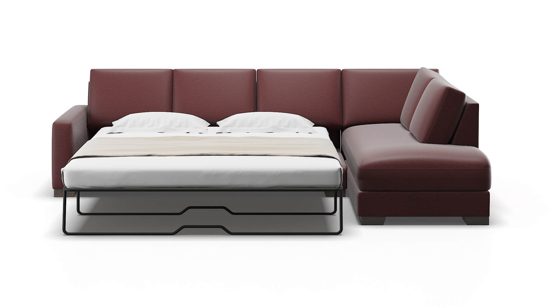 London Derby Berry Panel Sleeper Espresso legs 1