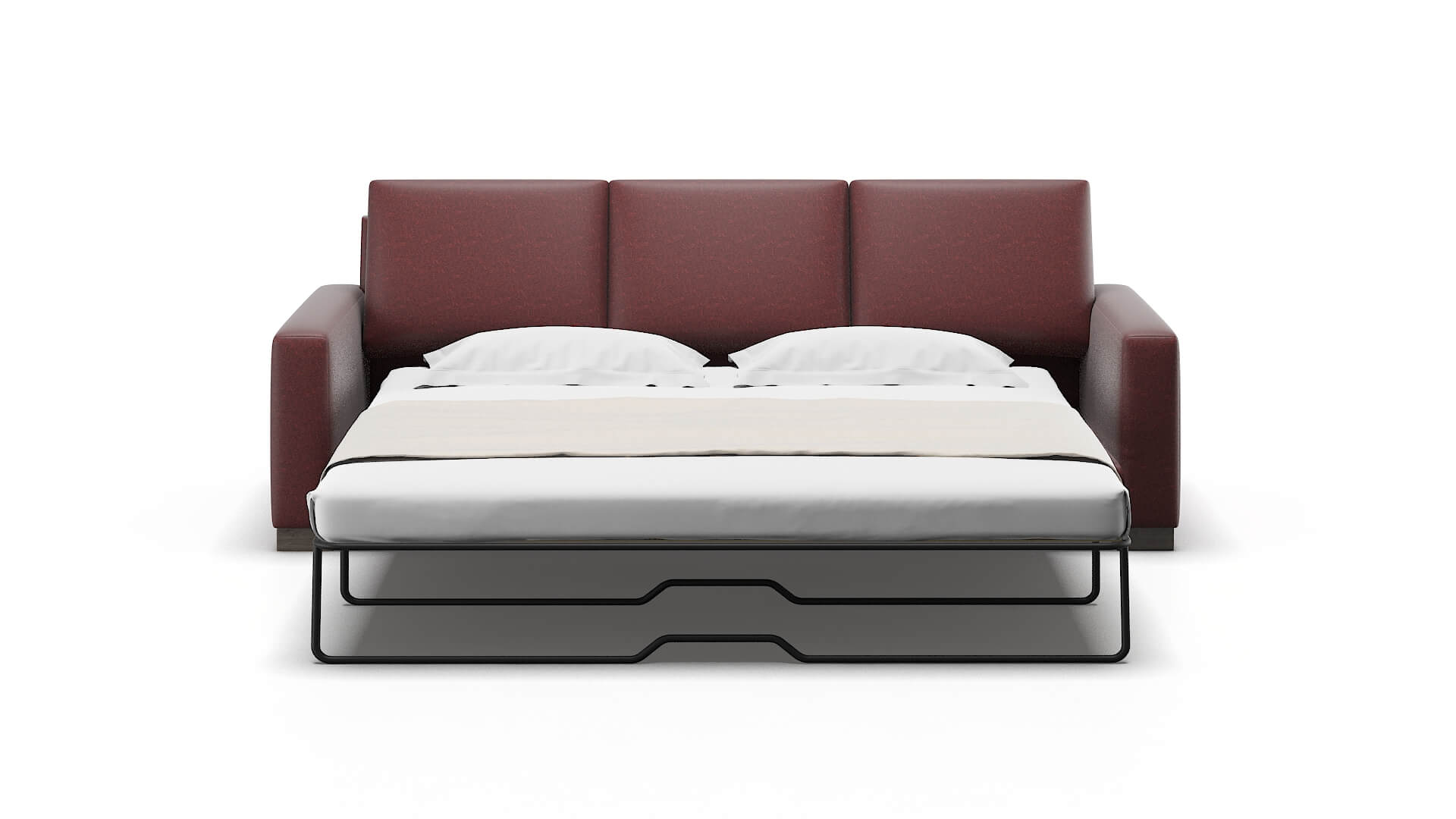 London Derby Berry Sofa Sleeper Espresso legs 1