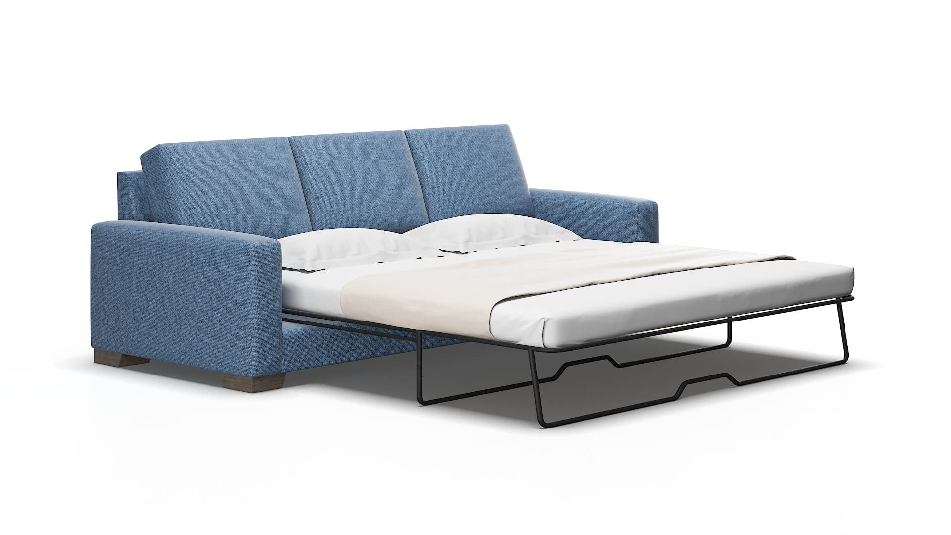 London Derby navy Sofa sleeper Espresso Legs  2