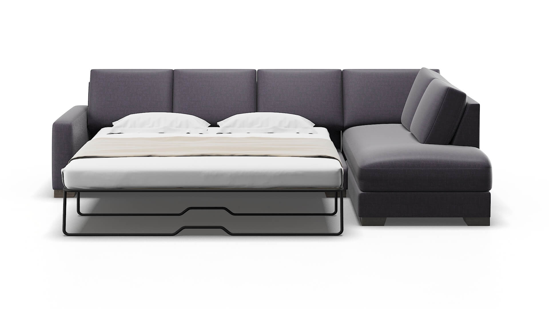 London Durham Ink Panel Sleeper Espresso legs 1