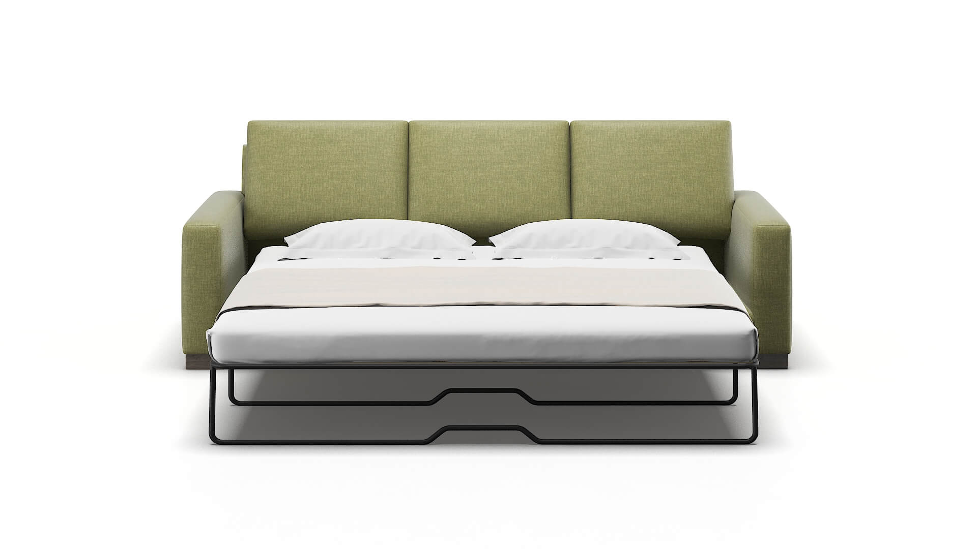 London Durham Lime Sofa Sleeper Espresso legs 1