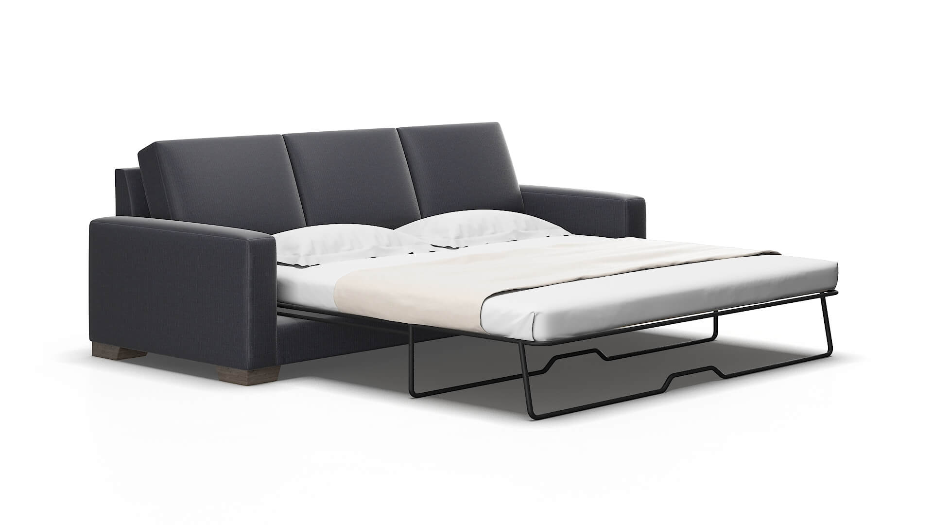 London Hepburn_hrp deep_sea Sofa sleeper Espresso Legs  2