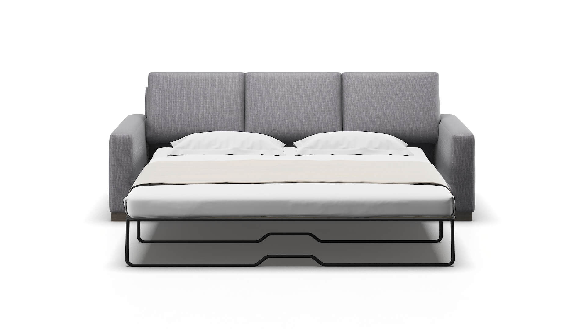 London Insight Denim Sofa Sleeper Espresso legs 1