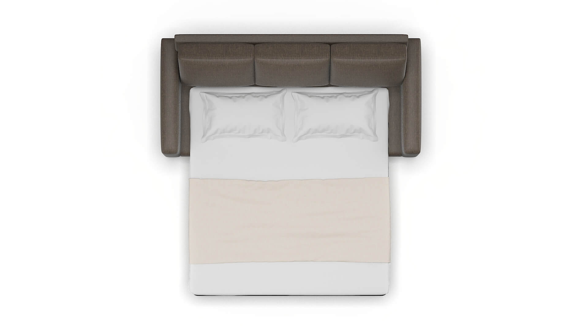 London Keylargo Bark Sofa Sleeper Espresso legs 3