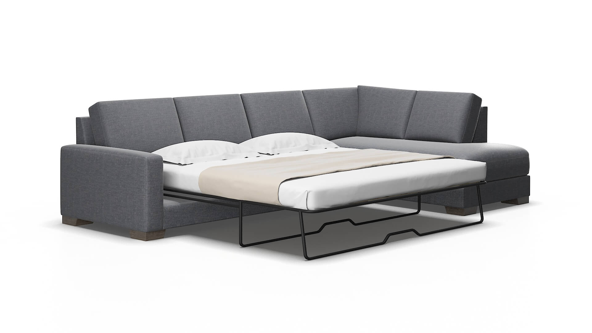 London Keylargo graphite Panel sleeper Espresso Legs  2