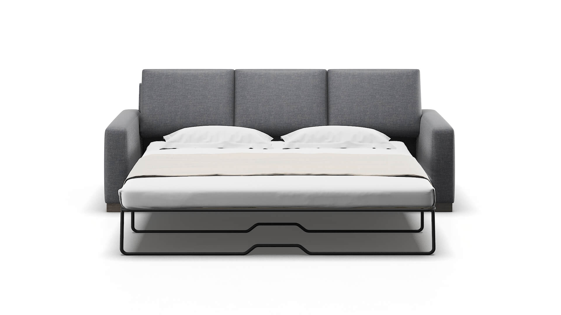 London Keylargo Graphite Sofa Sleeper Espresso legs 1