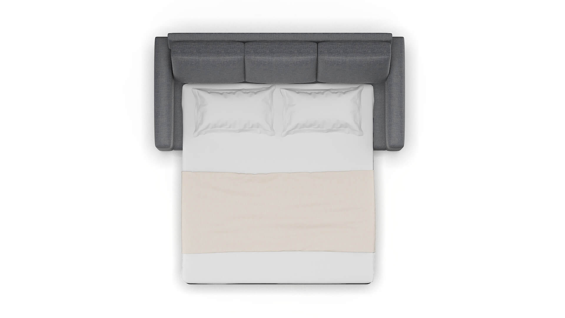 London Keylargo Graphite Sofa Sleeper Espresso legs 3