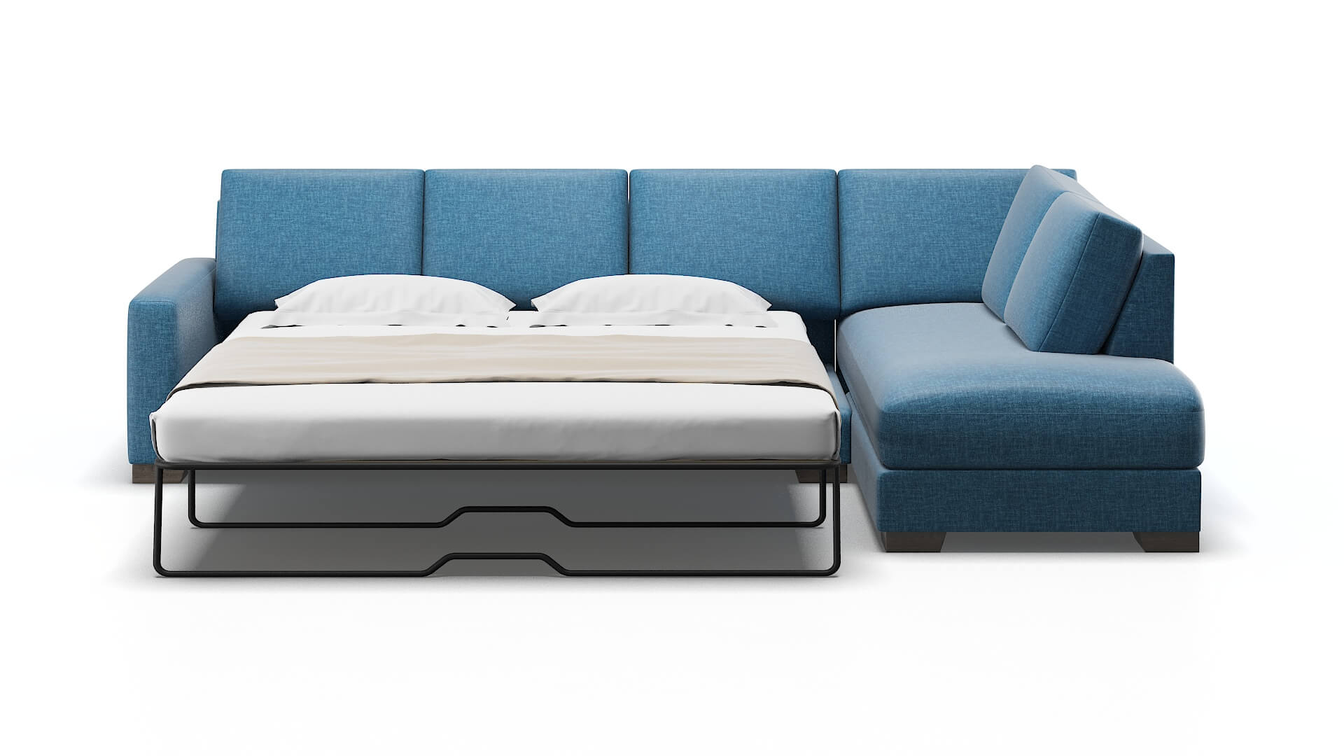 London Keylargo Ocean Panel Sleeper Espresso legs 1