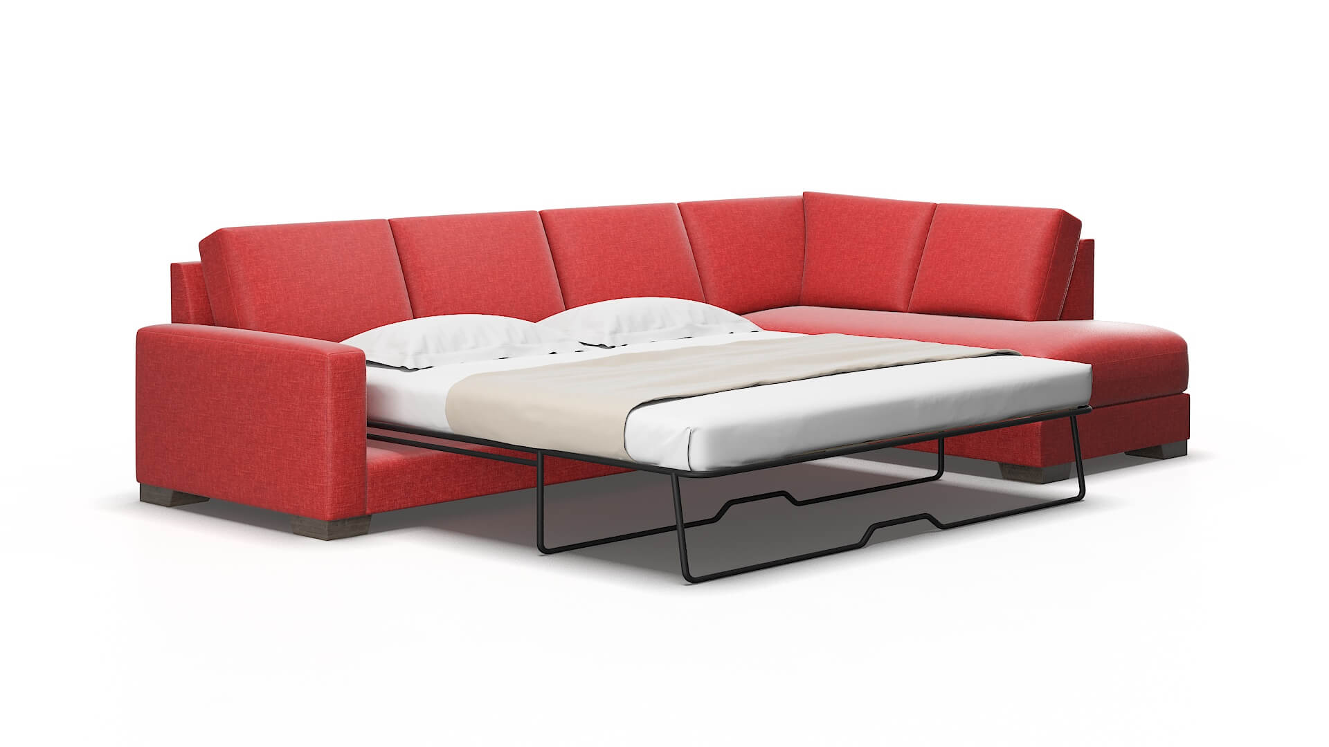 London Keylargo ruby Panel sleeper Espresso Legs  2