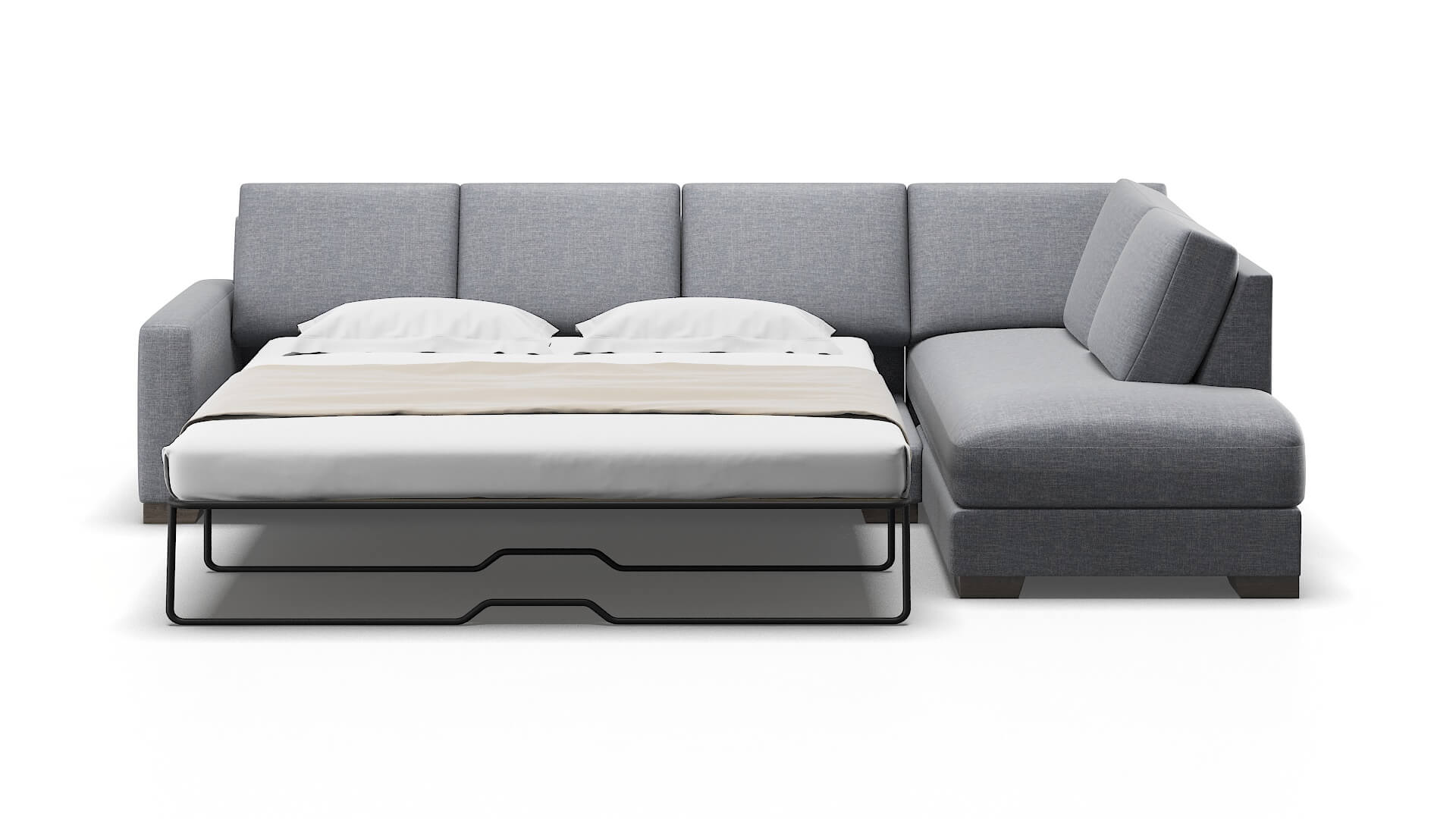 London Lana Ash Panel Sleeper Espresso legs 1