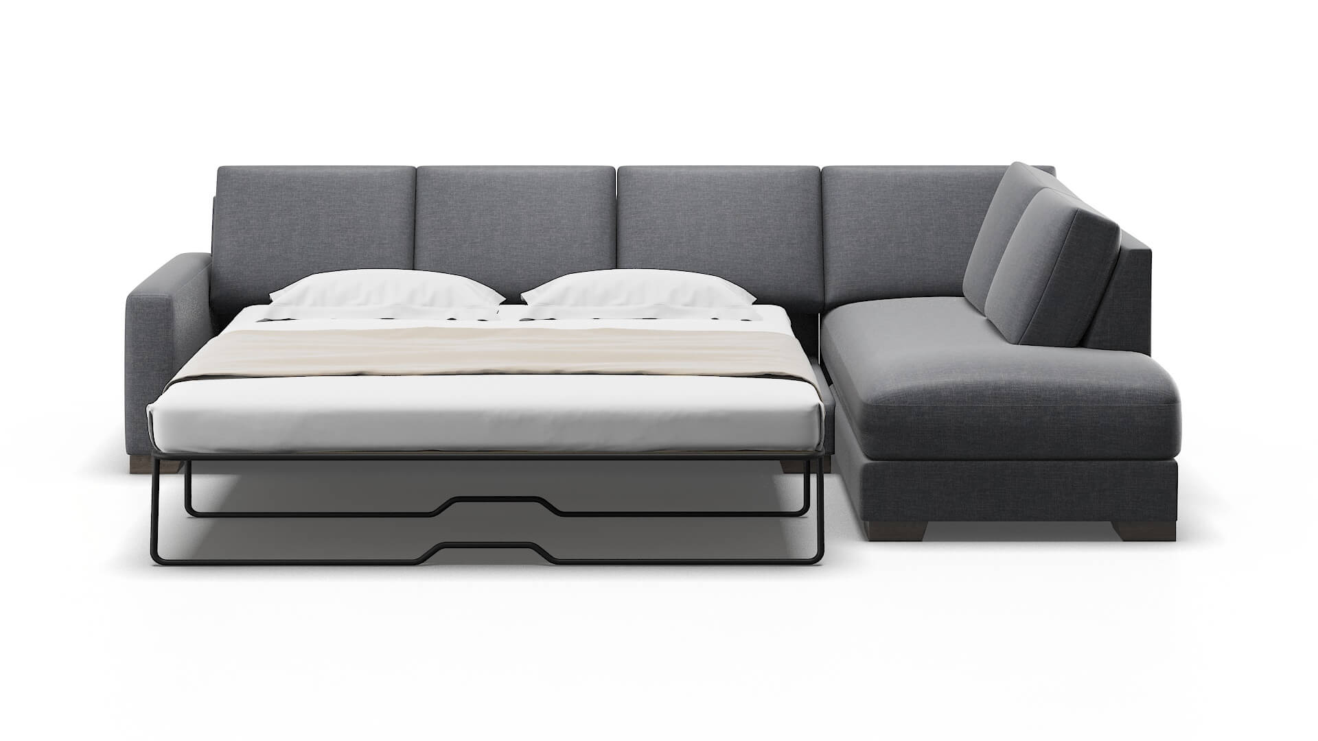 London Lana Onyx Panel Sleeper Espresso legs 1
