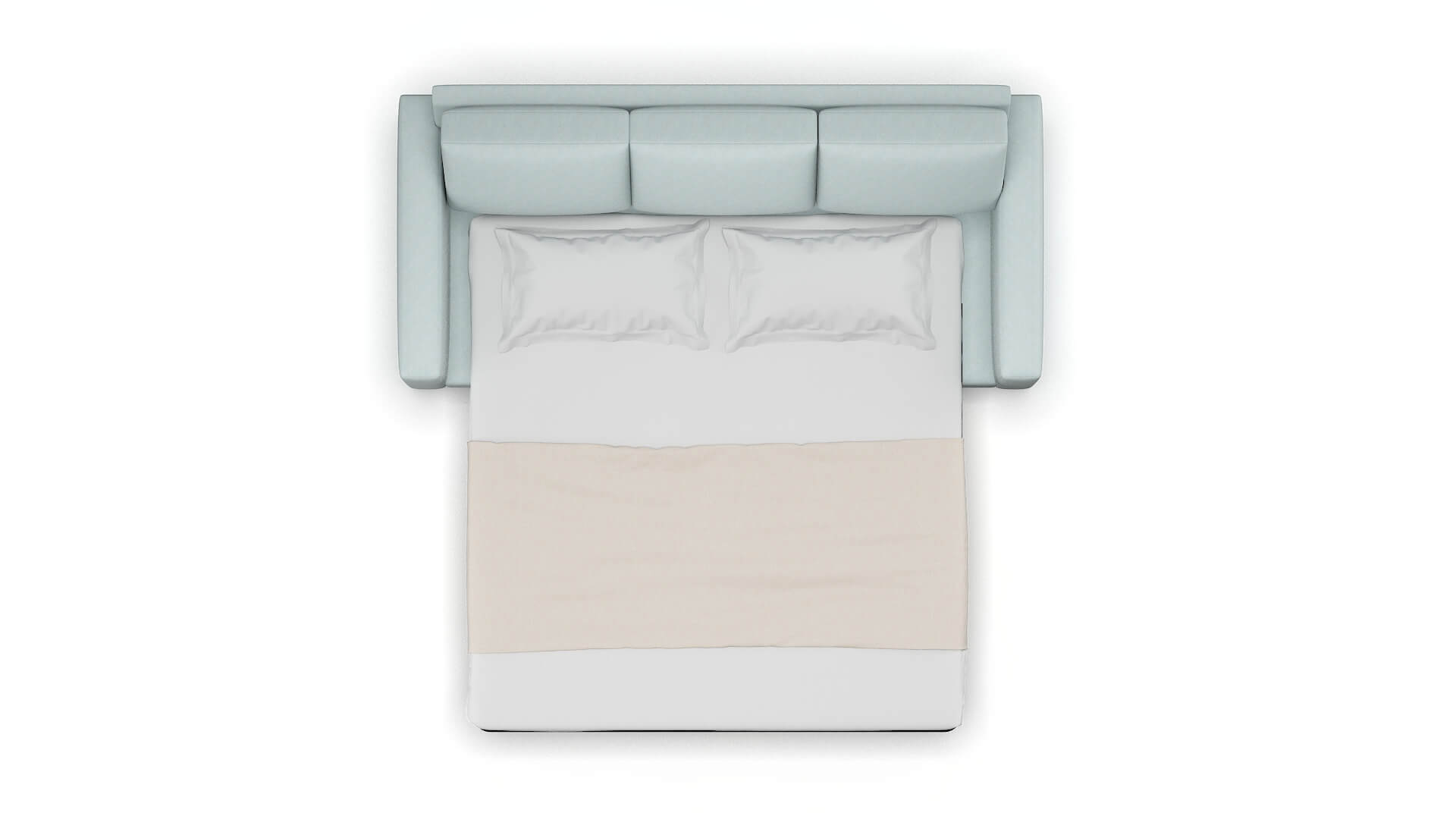 London Leslie Robins_egg Sofa Sleeper Espresso legs 3