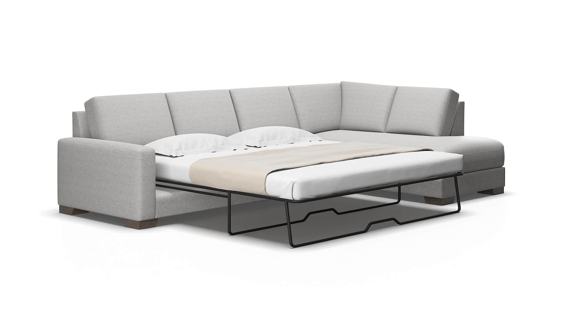 London Malibu dove Panel sleeper Espresso Legs  2