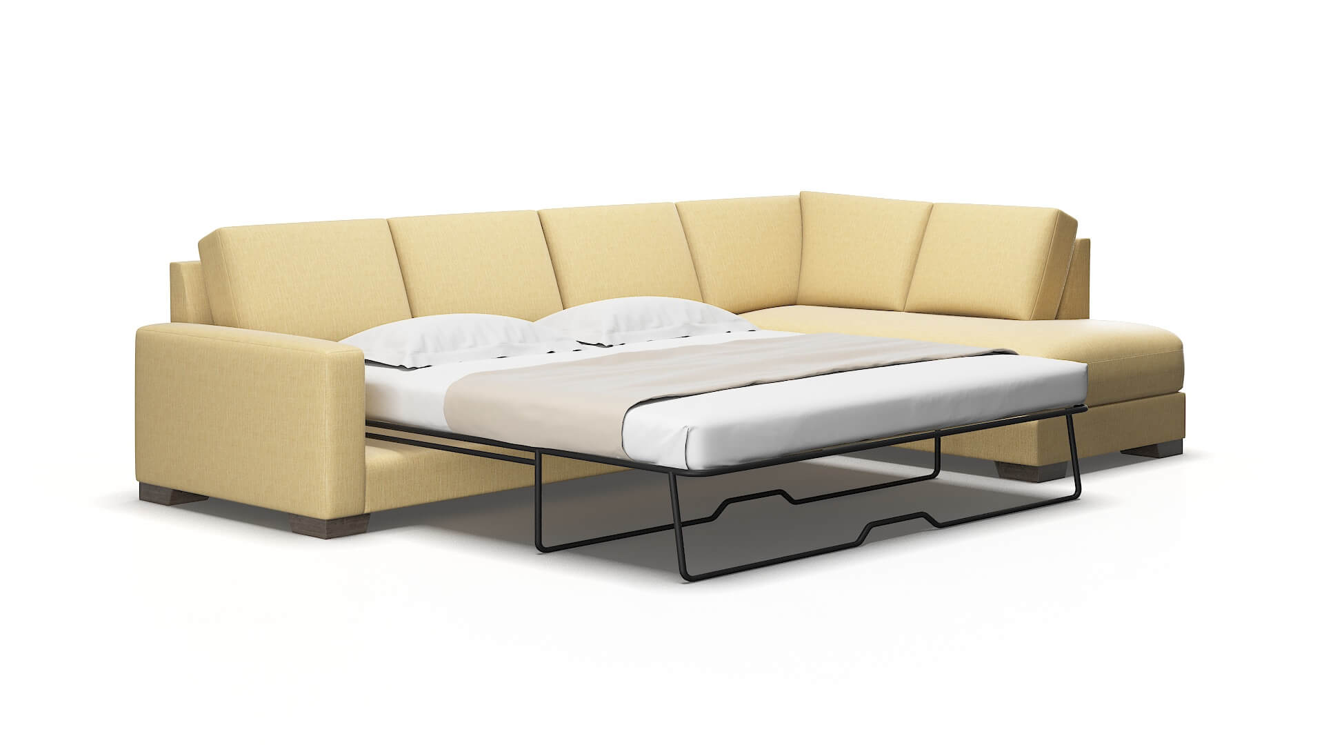 London Malibu maize Panel sleeper Espresso Legs  2