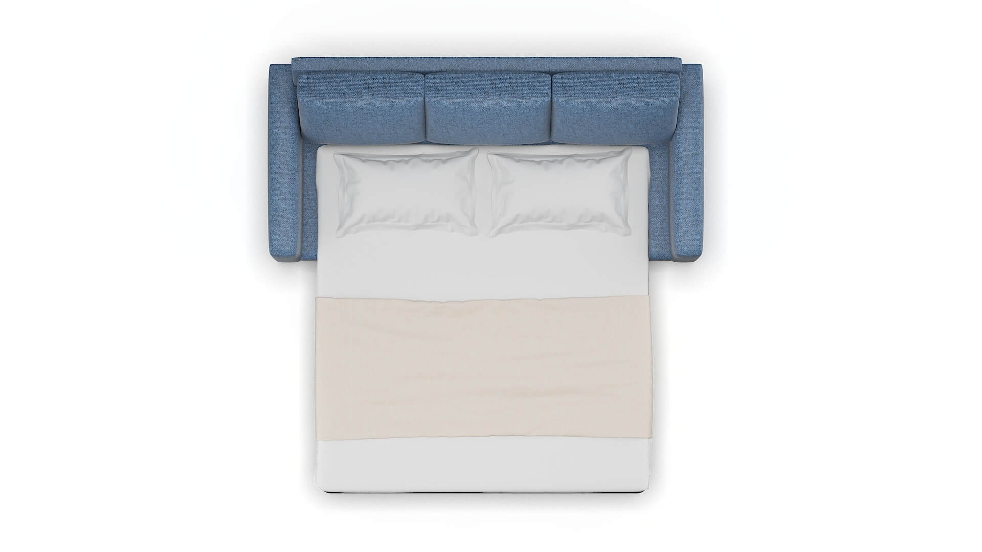 London Merino_hrp Ocean Sofa Sleeper Espresso legs 3