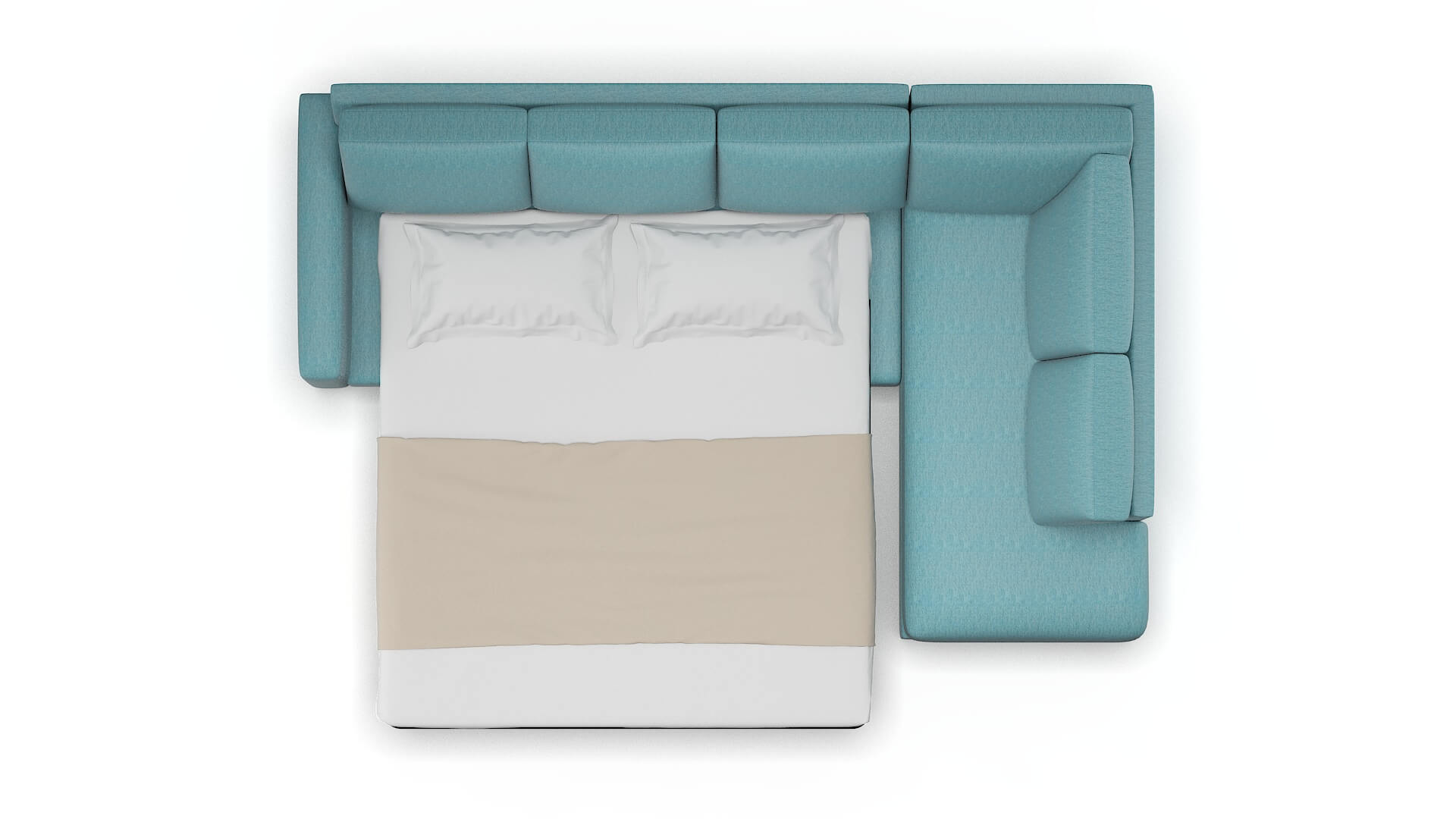 London Naples Pool Panel Sleeper Espresso legs 3