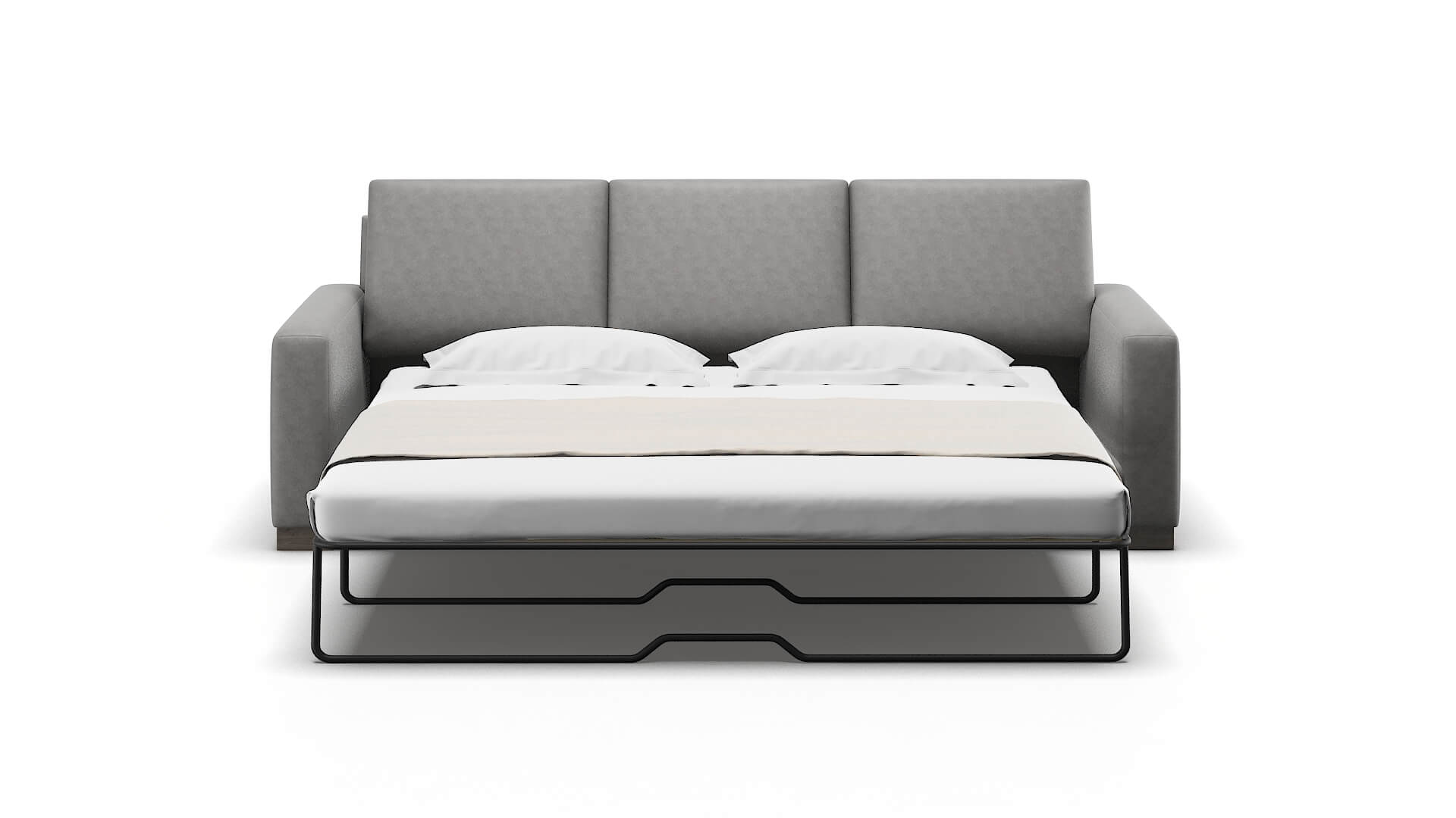 London Noble Smoke Sofa Sleeper Espresso legs 1