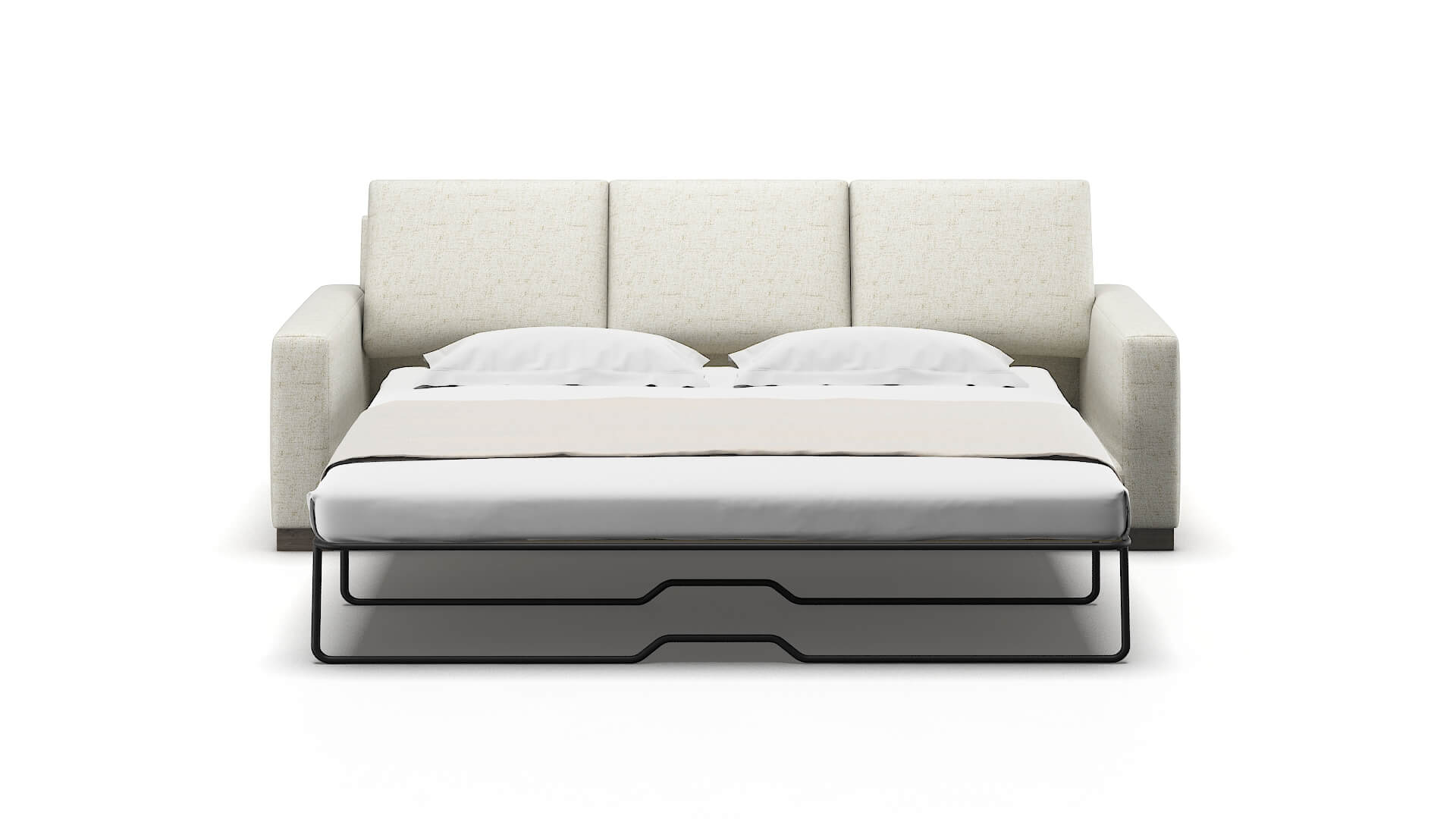 London Oceanside Birch Sofa Sleeper Espresso legs 1