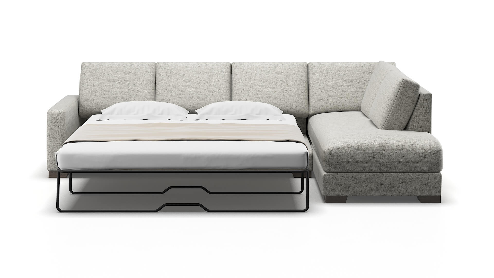 London Oceanside Granite Panel Sleeper Espresso legs 1