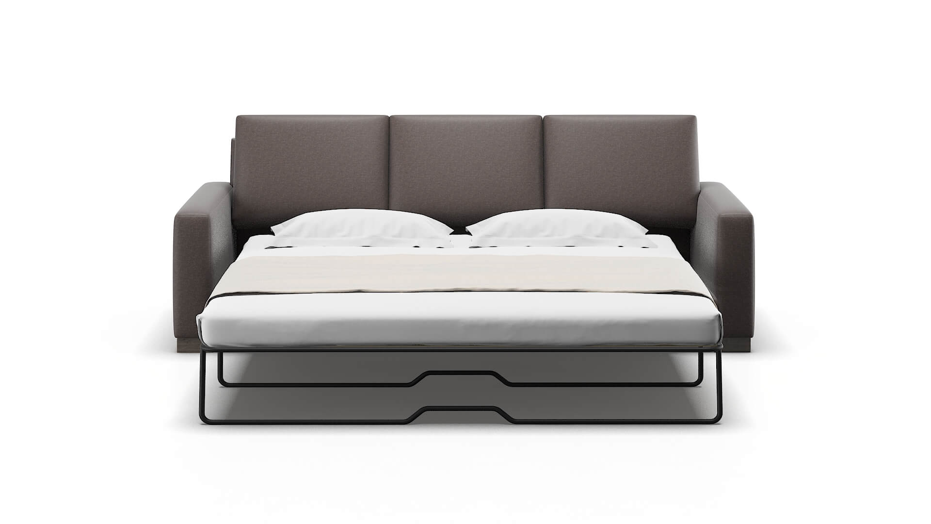 London Oscar Chocolate Sofa Sleeper Espresso legs 1