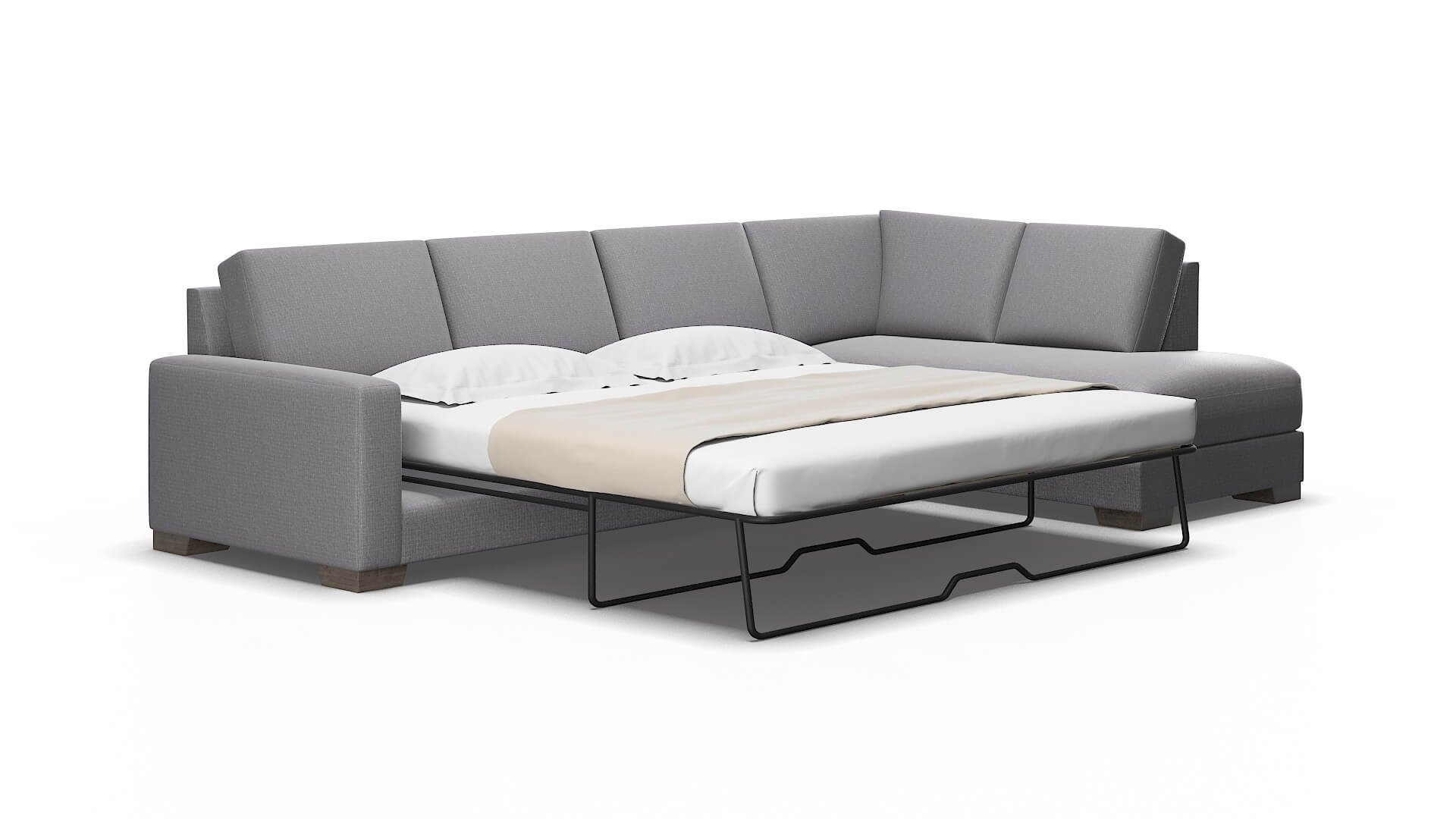 London Parker ash Panel sleeper Espresso Legs  2