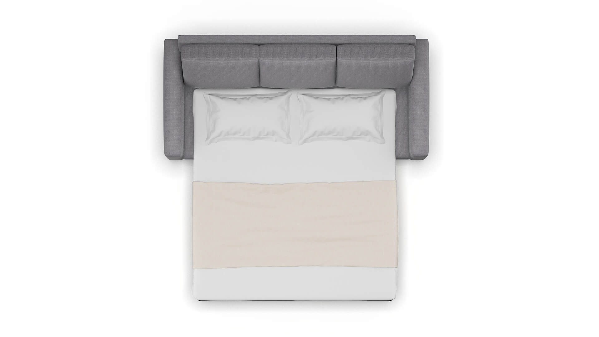 London Parker Ash Sofa Sleeper Espresso legs 3