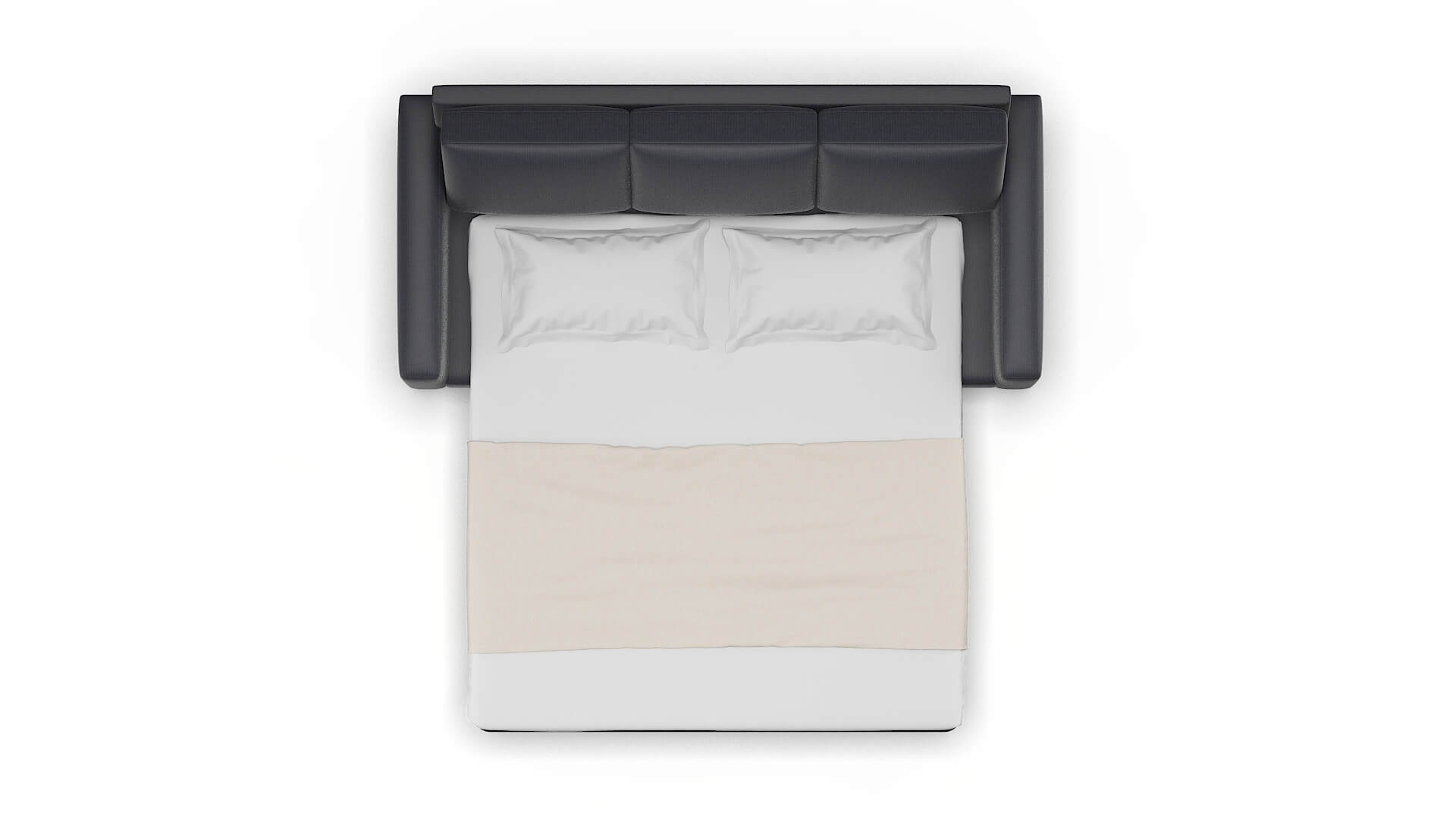 London Parker Midnight Sofa Sleeper Espresso legs 3