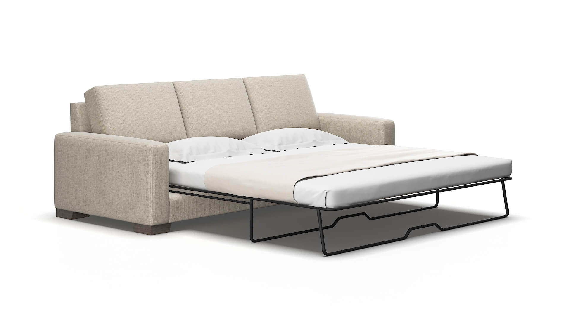 London Parker wheat Sofa sleeper Espresso Legs  2