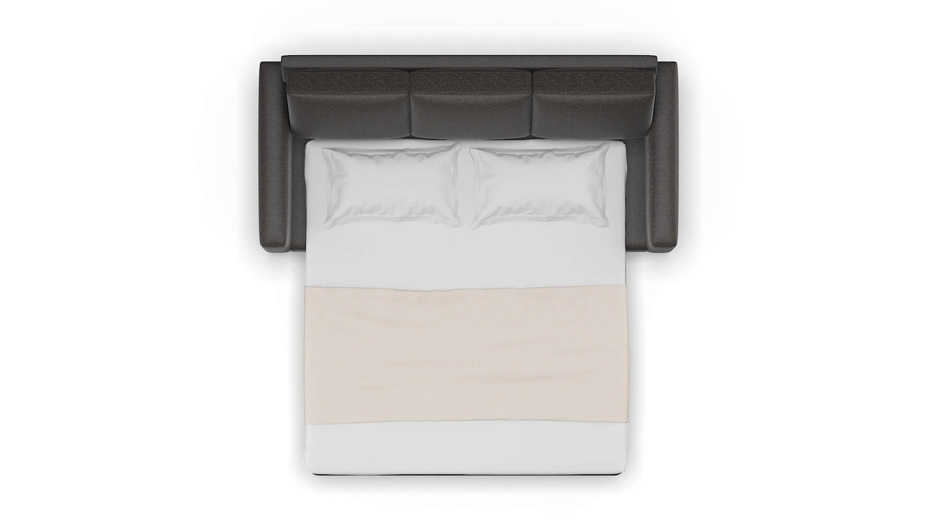 London Phoenix Chocolate Sofa Sleeper Espresso legs 3