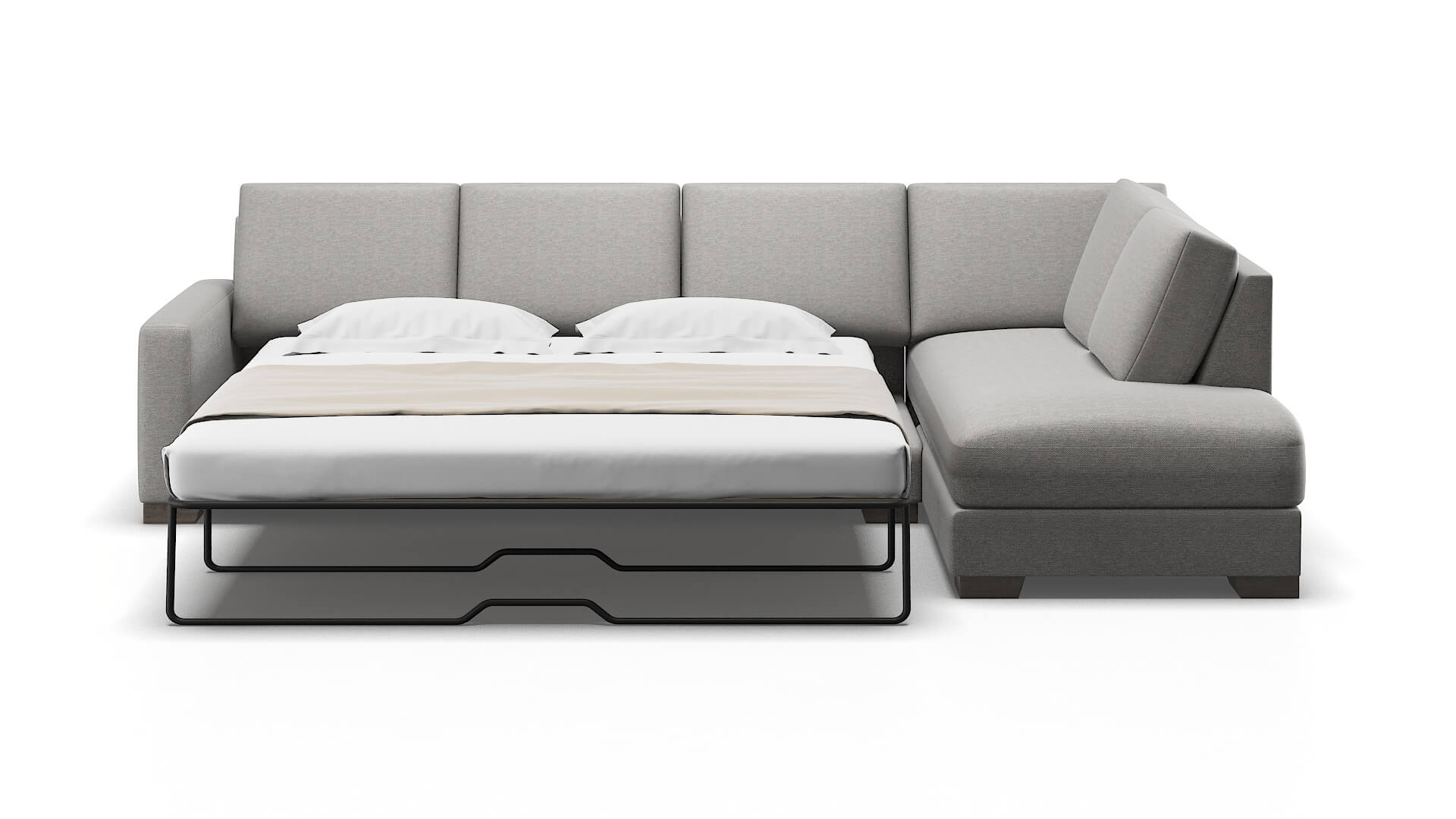 London Phoenix Smoke Panel Sleeper Espresso legs 1