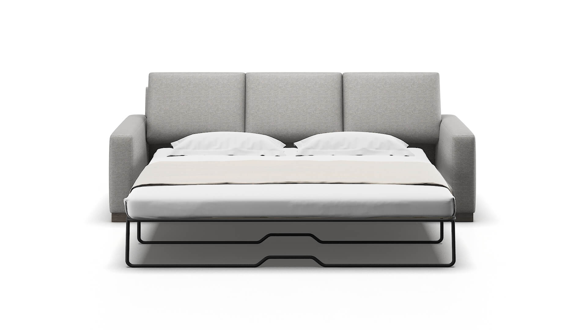 London Phoenix Smoke Sofa Sleeper Espresso legs 1