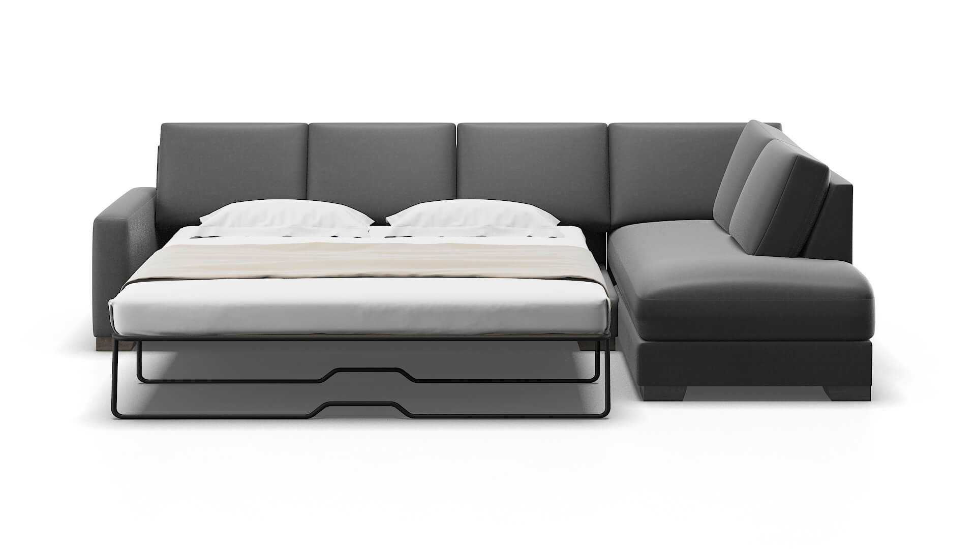 London Rocket Charcoal Panel Sleeper Espresso legs 1