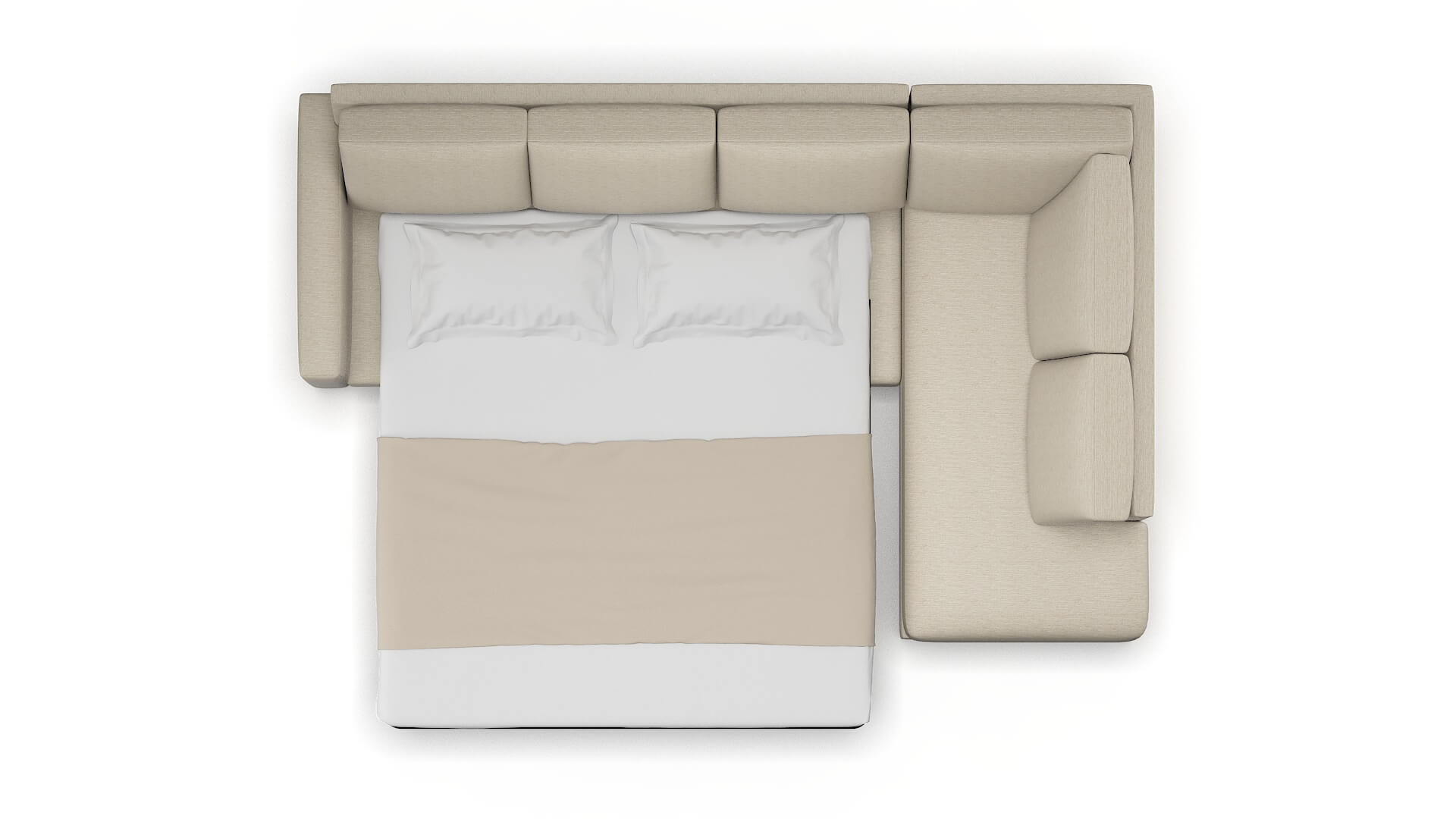 London Rocket Dove Panel Sleeper Espresso legs 3