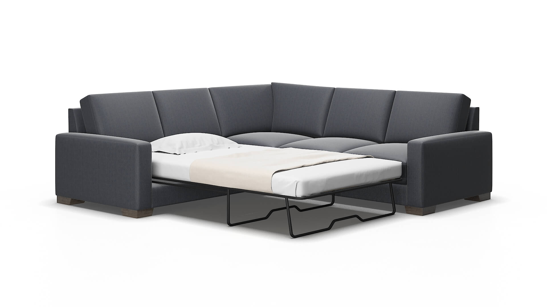 London Rocket eclipse Sectional sleeper Espresso Legs  2